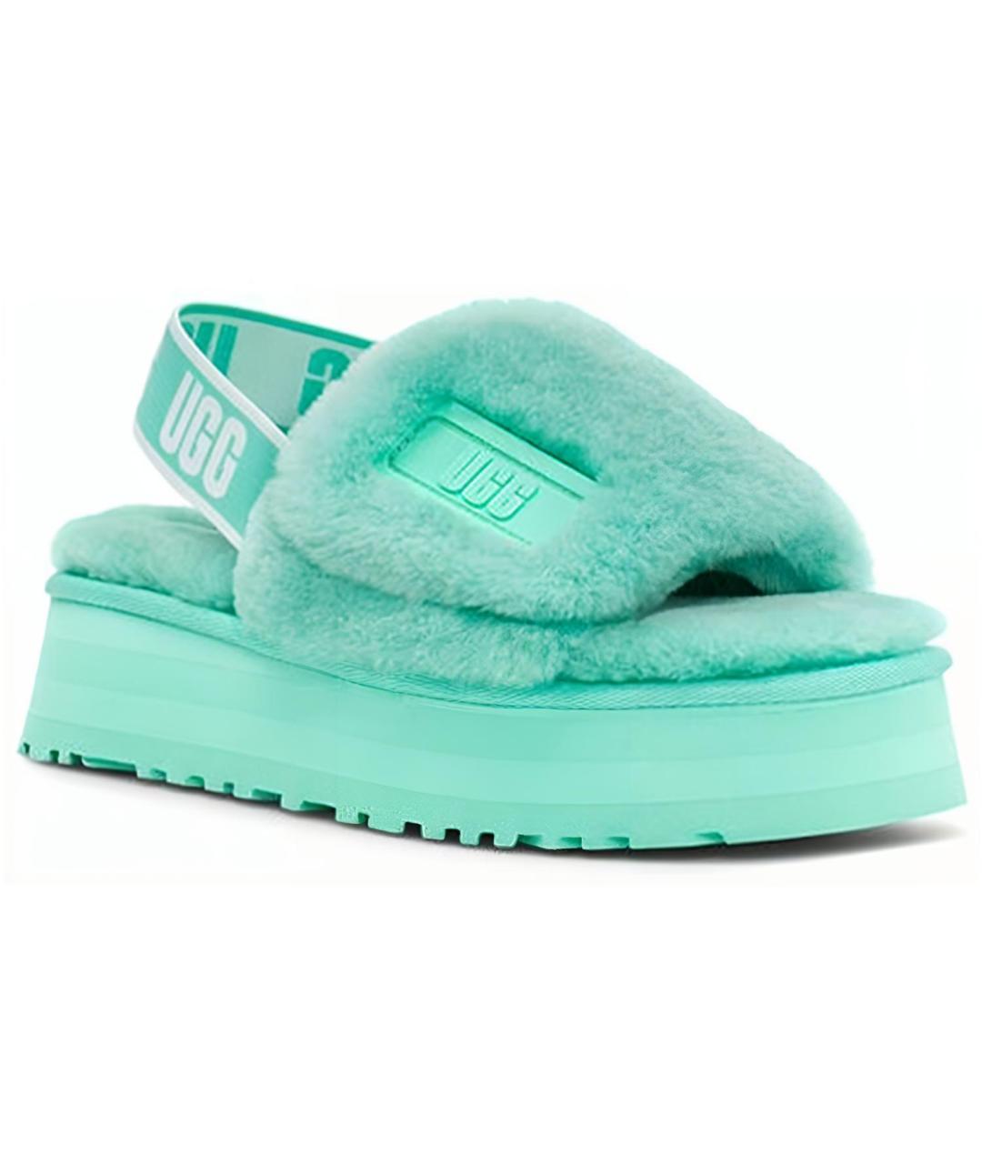 UGG AUSTRALIA Зеленые сандалии, фото 3