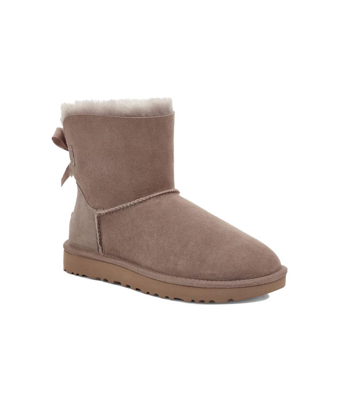 UGG AUSTRALIA Серые замшевые ботинки, фото 3