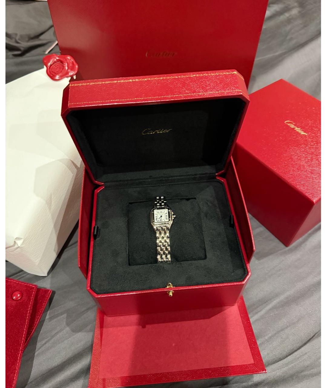 CARTIER Серебряные часы, фото 3