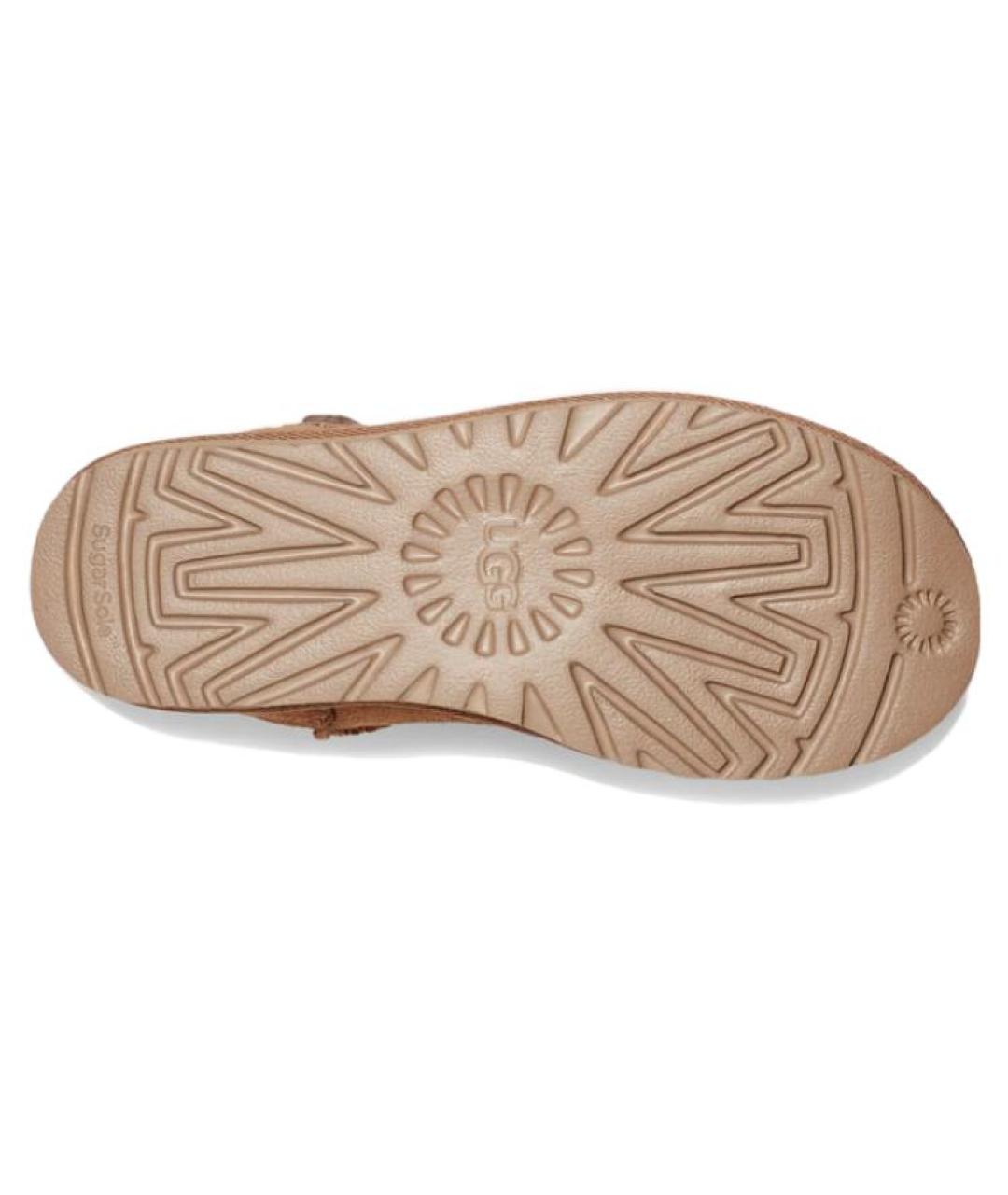 UGG AUSTRALIA Коричневые замшевые ботинки, фото 4