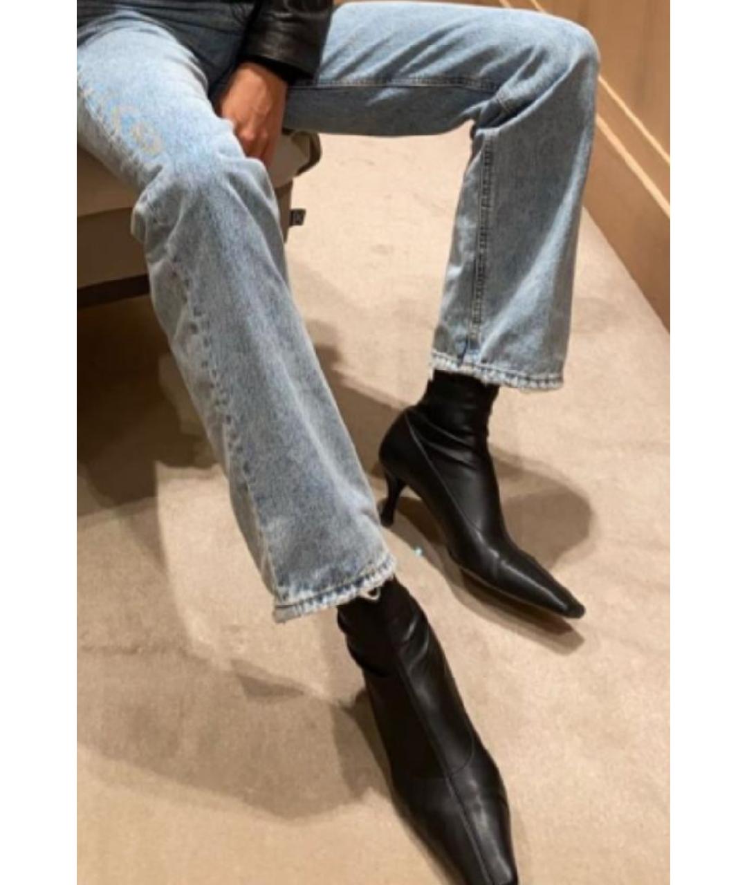 GUCCI Черные кожаные ботильоны, фото 3