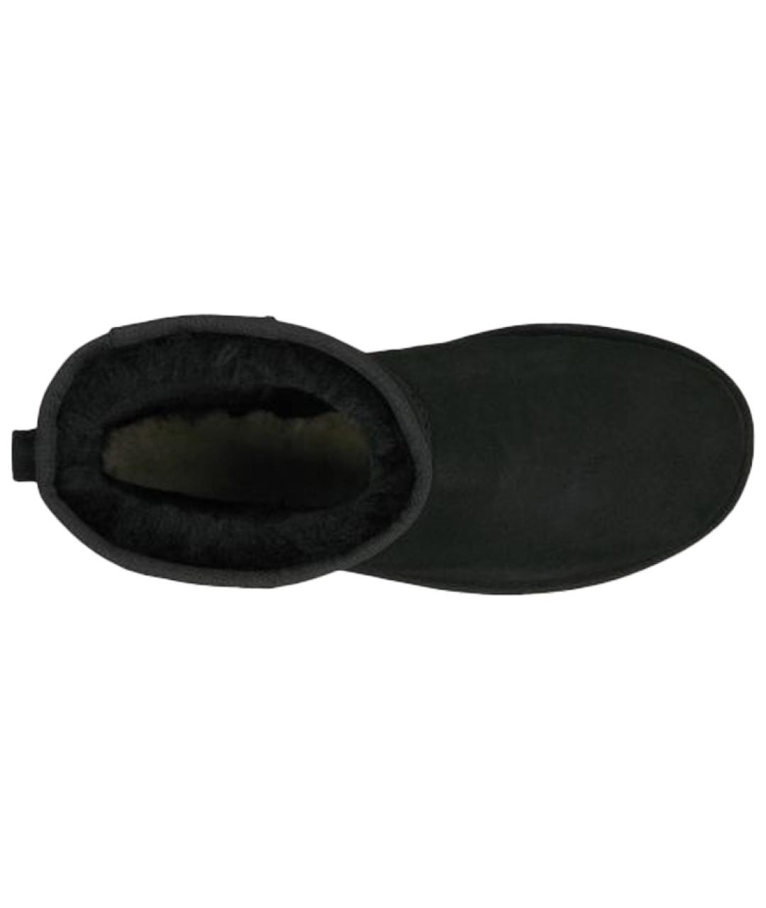 UGG AUSTRALIA Черные замшевые высокие ботинки, фото 5