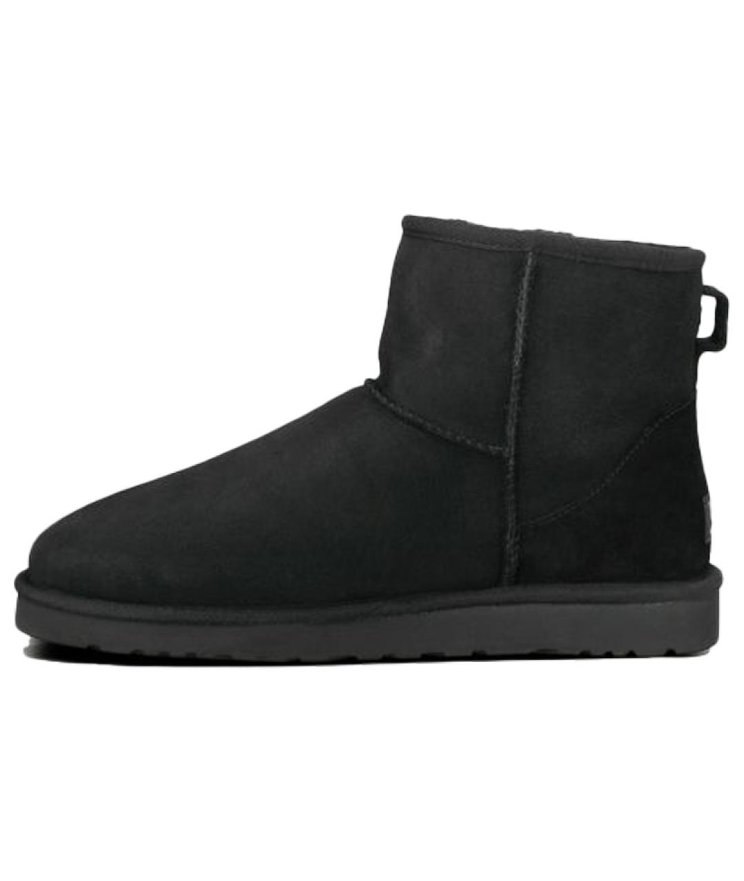 UGG AUSTRALIA Черные замшевые высокие ботинки, фото 2