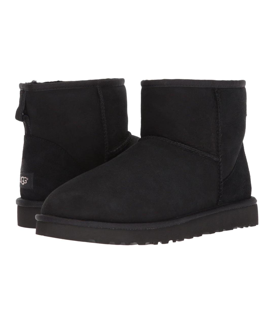 UGG AUSTRALIA Черные замшевые высокие ботинки, фото 6