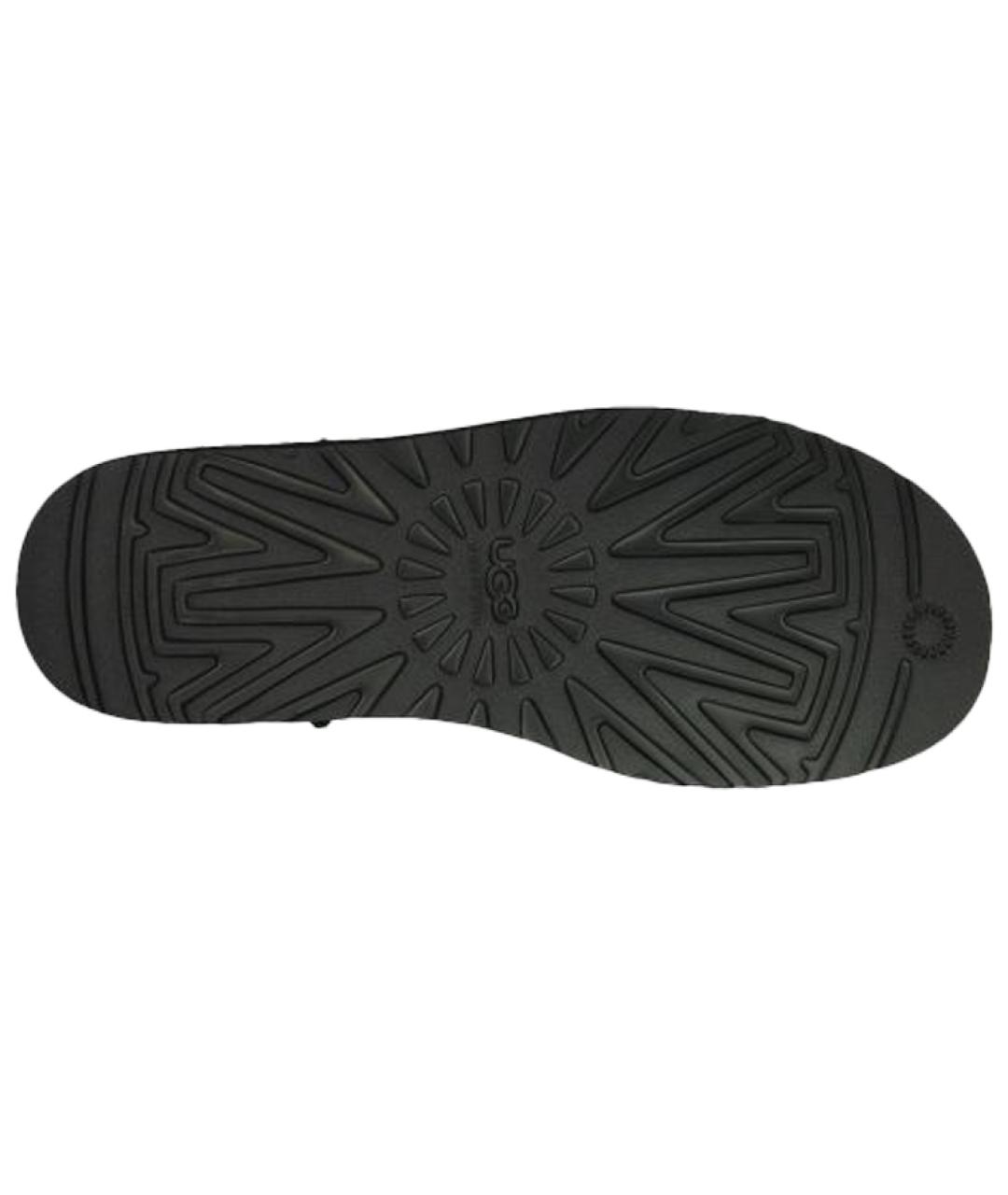 UGG AUSTRALIA Черные замшевые высокие ботинки, фото 7