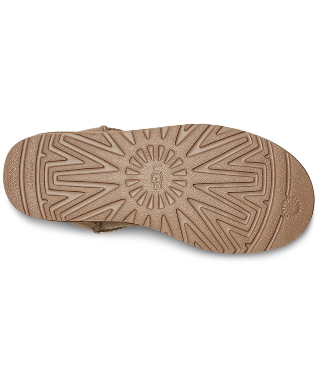 UGG AUSTRALIA Коричневые замшевые ботинки, фото 6