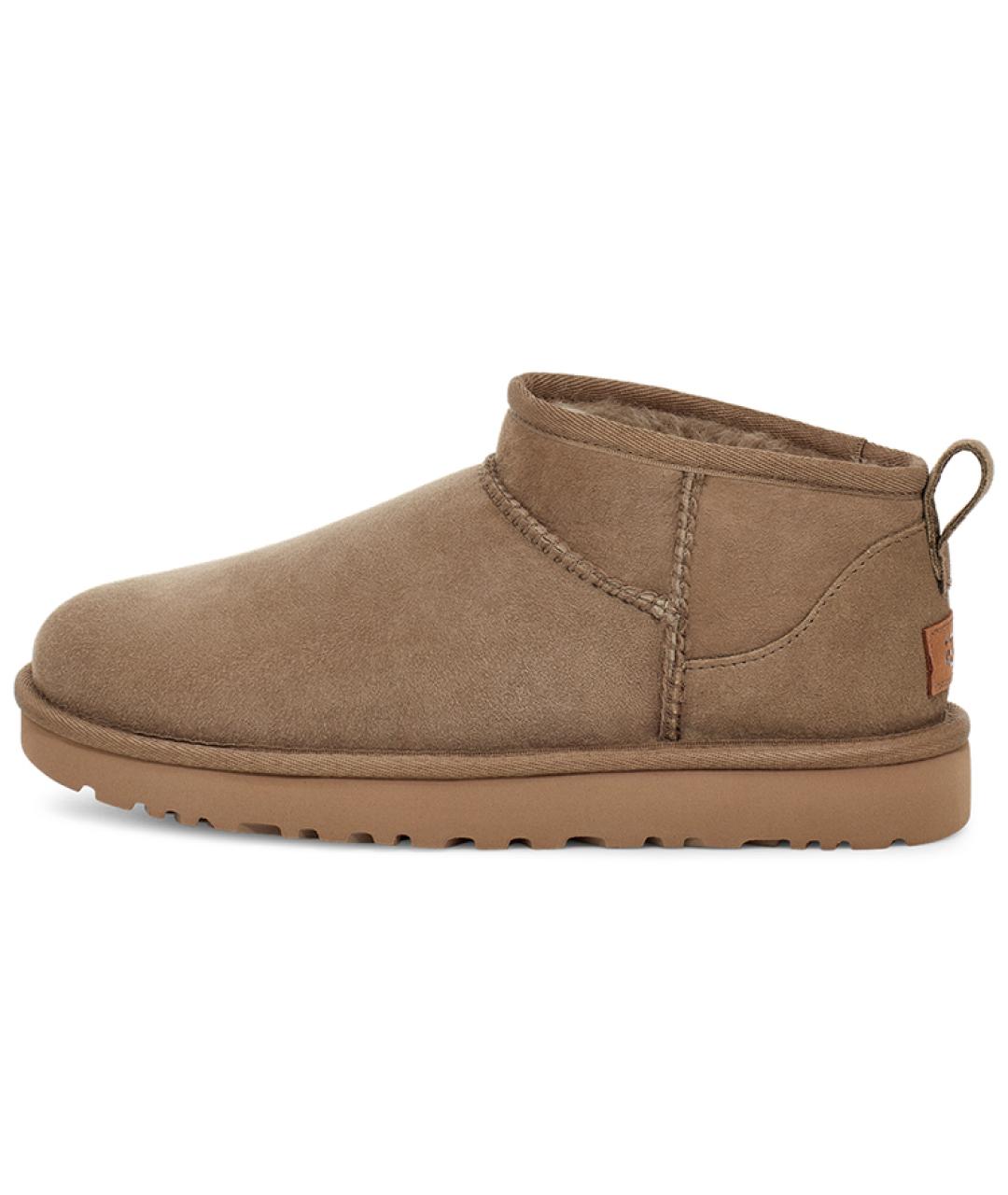 UGG AUSTRALIA Коричневые замшевые ботинки, фото 2