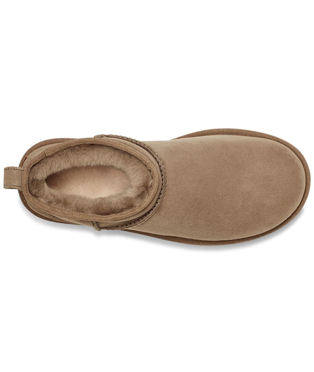 UGG AUSTRALIA Коричневые замшевые ботинки, фото 5