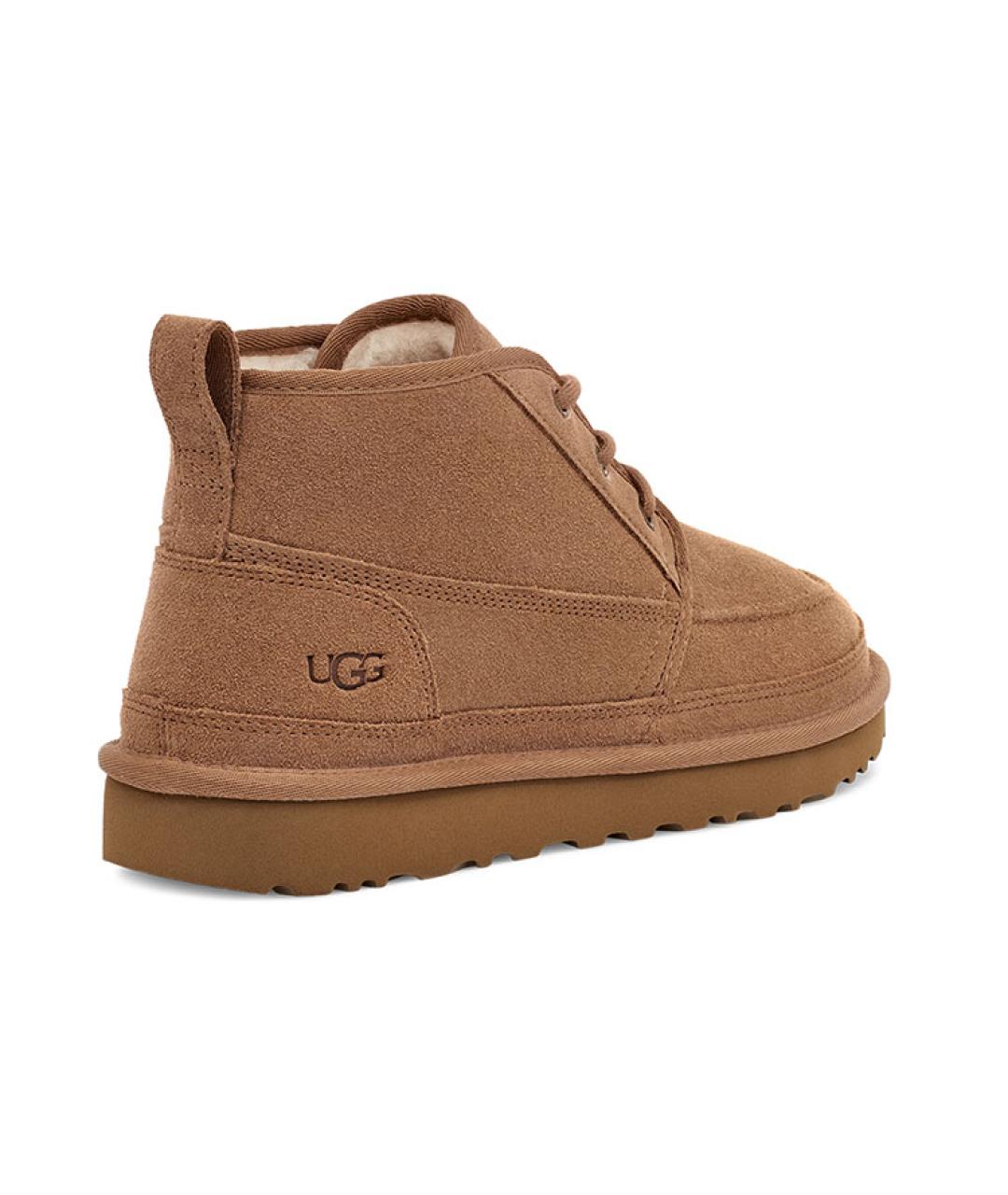 UGG AUSTRALIA Коричневые замшевые высокие ботинки, фото 4