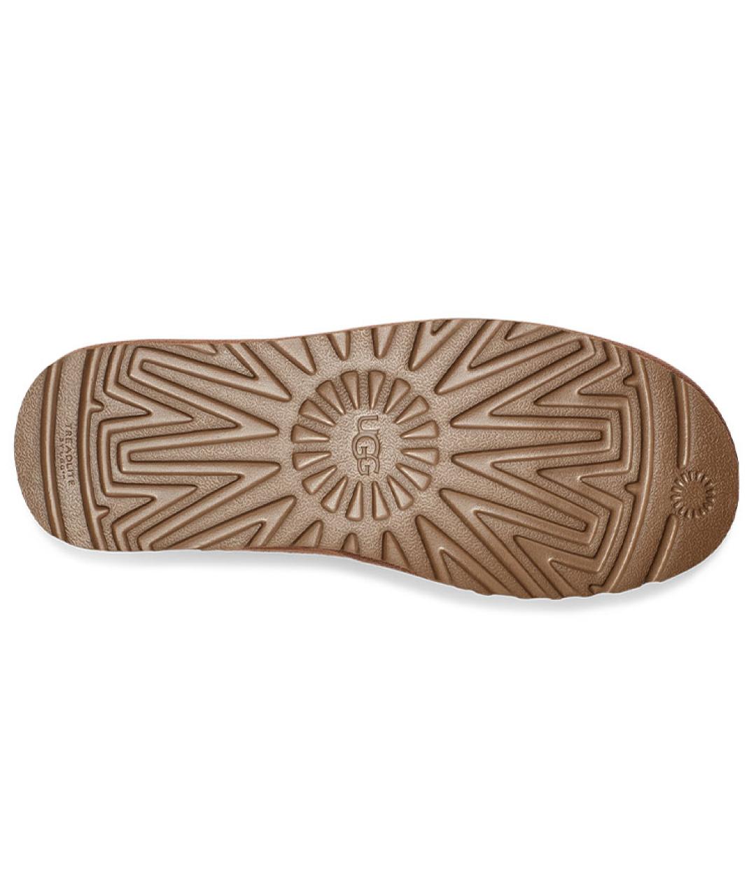 UGG AUSTRALIA Коричневые замшевые высокие ботинки, фото 6