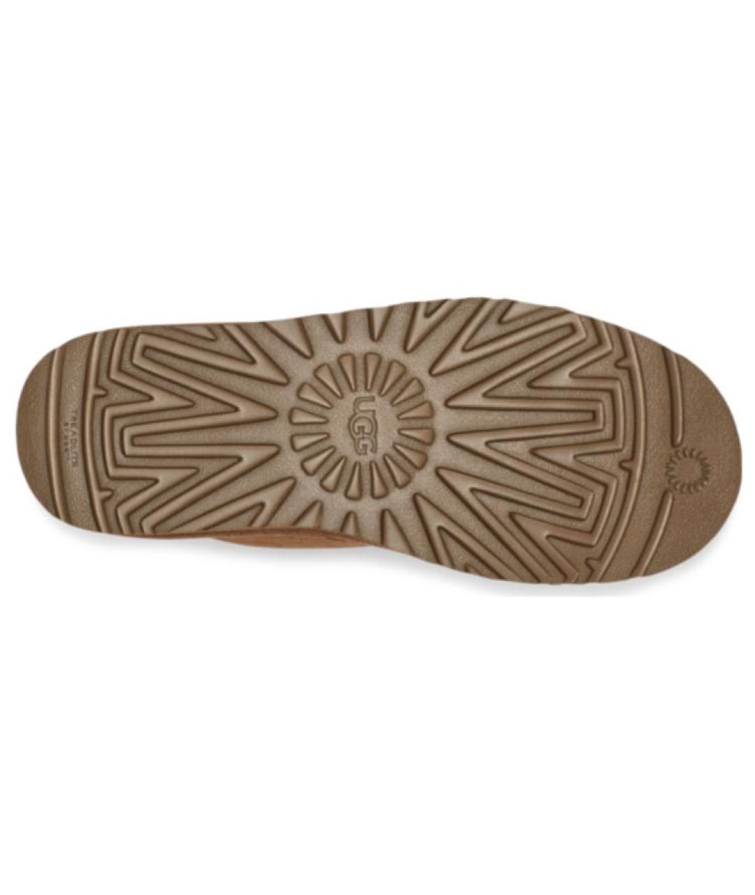 UGG AUSTRALIA Коричневые замшевые высокие ботинки, фото 5