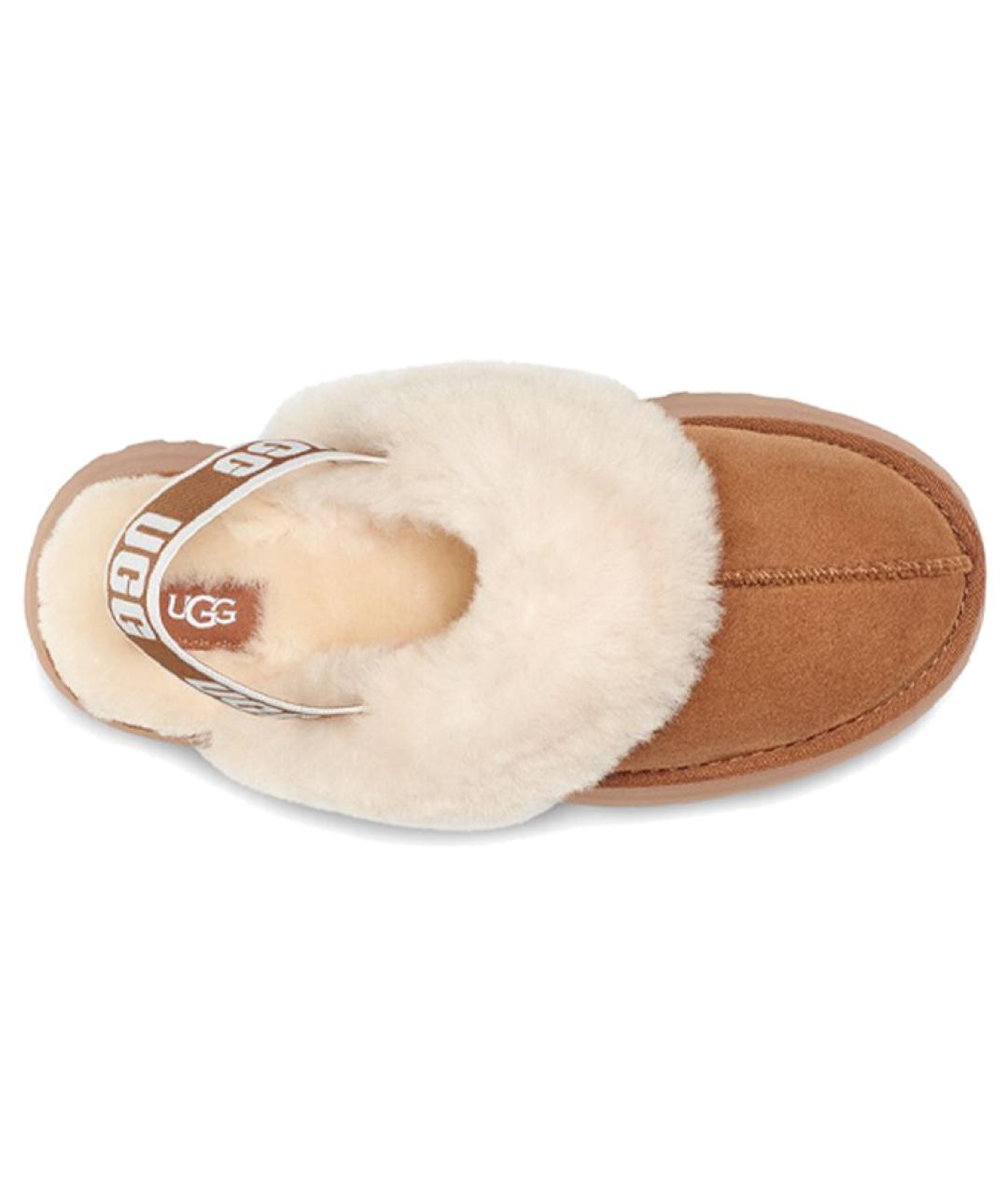 UGG Бежевые замшевые мюли, фото 4