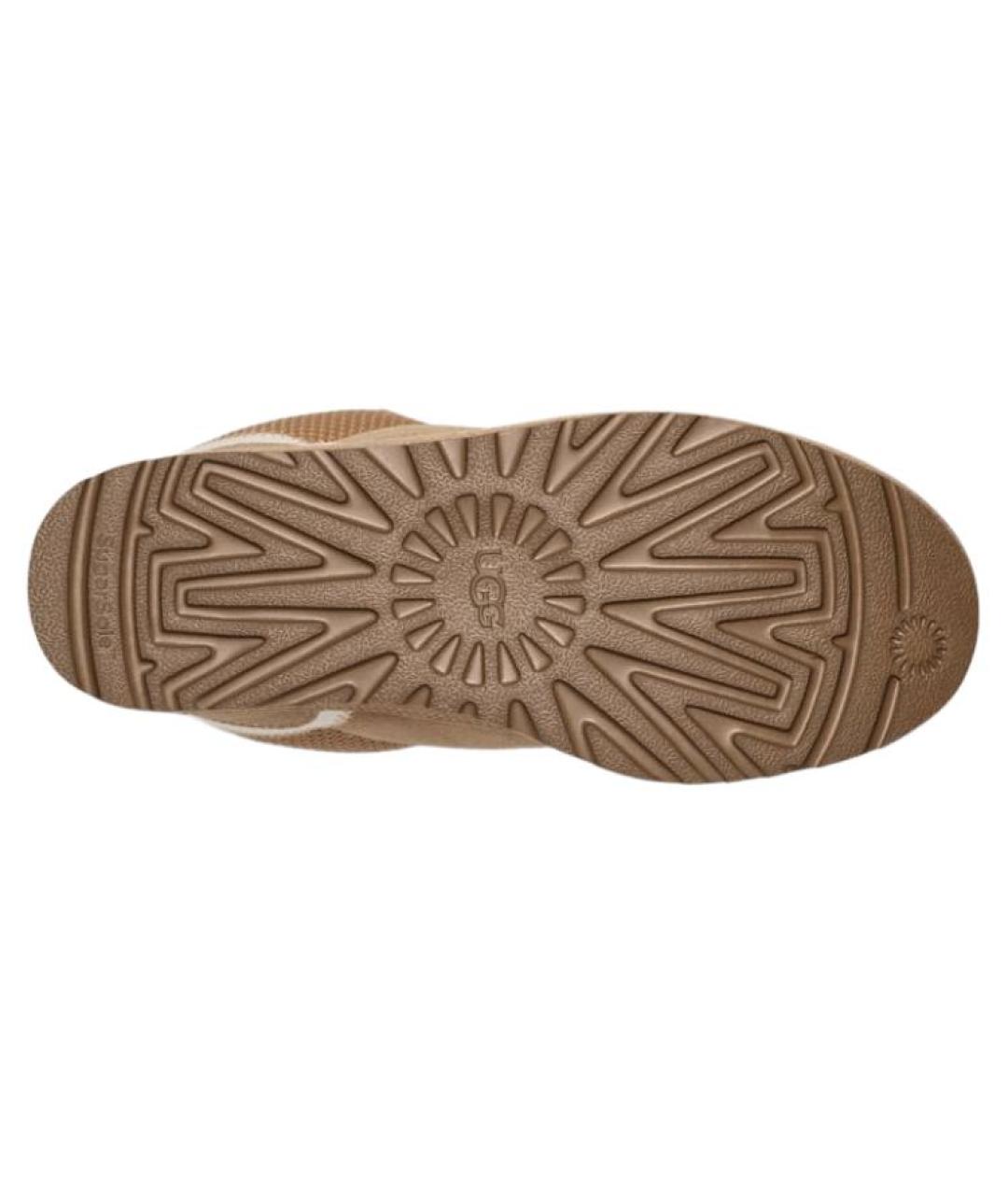 UGG AUSTRALIA Бежевые замшевые ботинки, фото 6