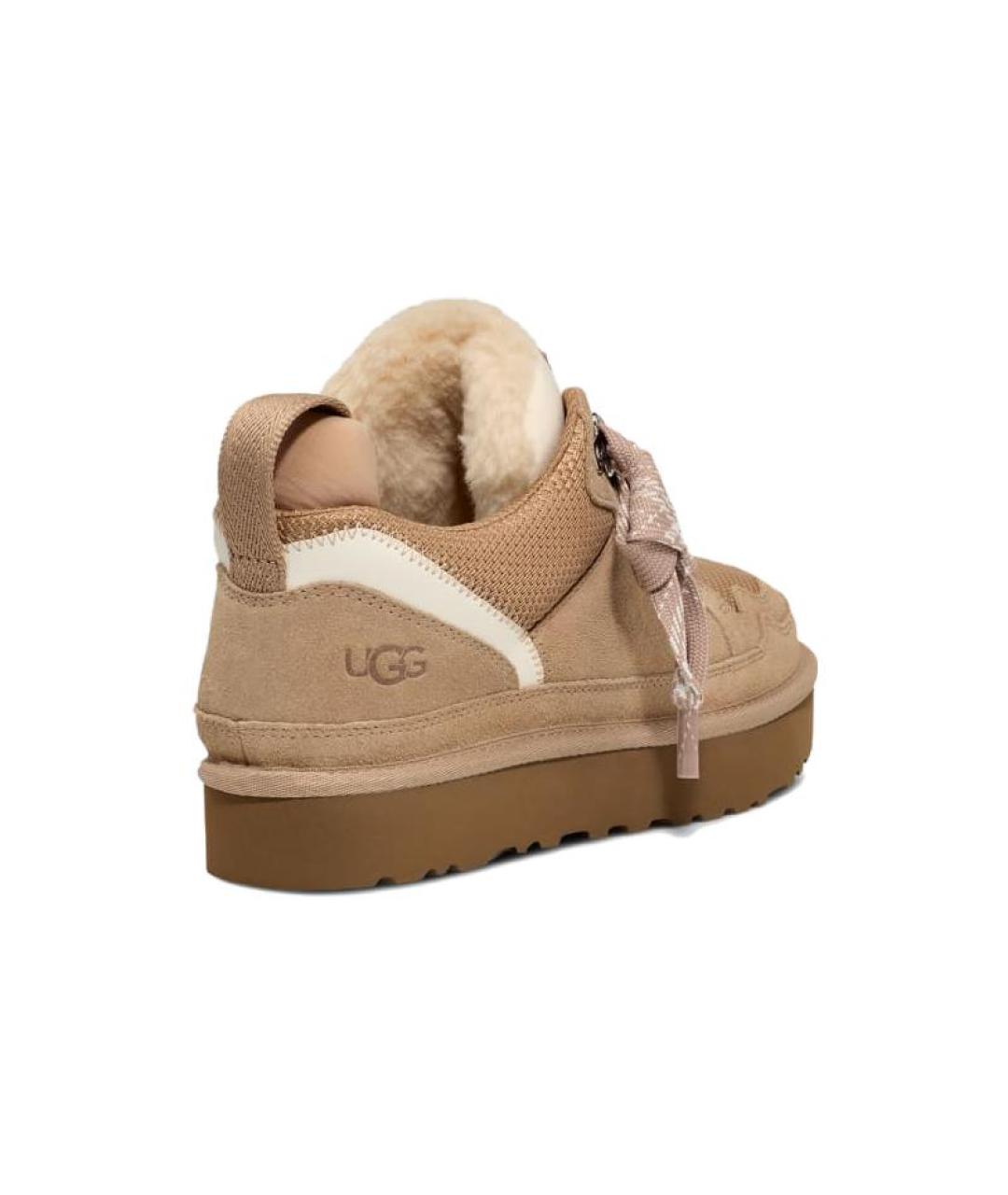UGG AUSTRALIA Бежевые замшевые ботинки, фото 5