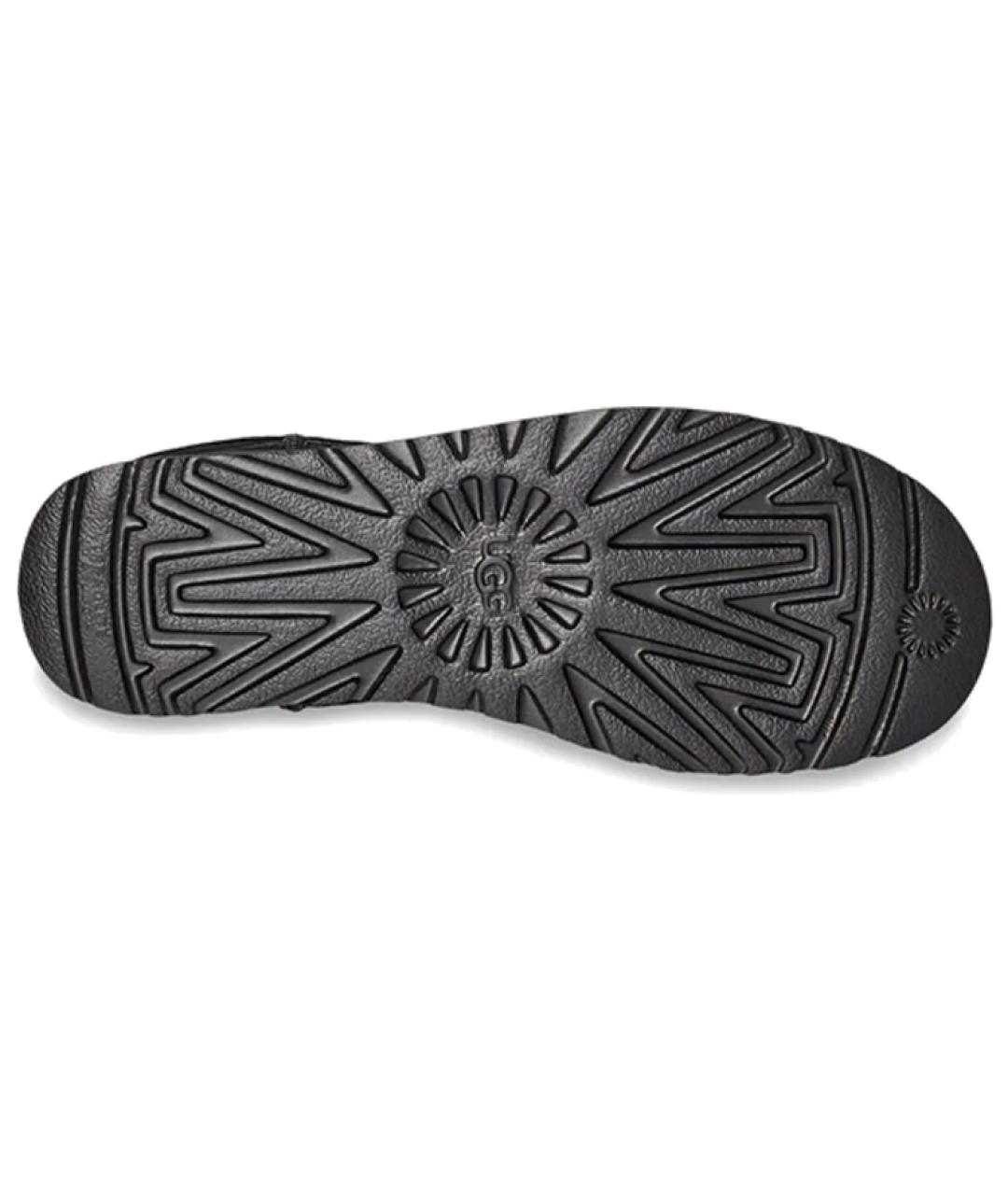 UGG AUSTRALIA Черные замшевые ботинки, фото 6