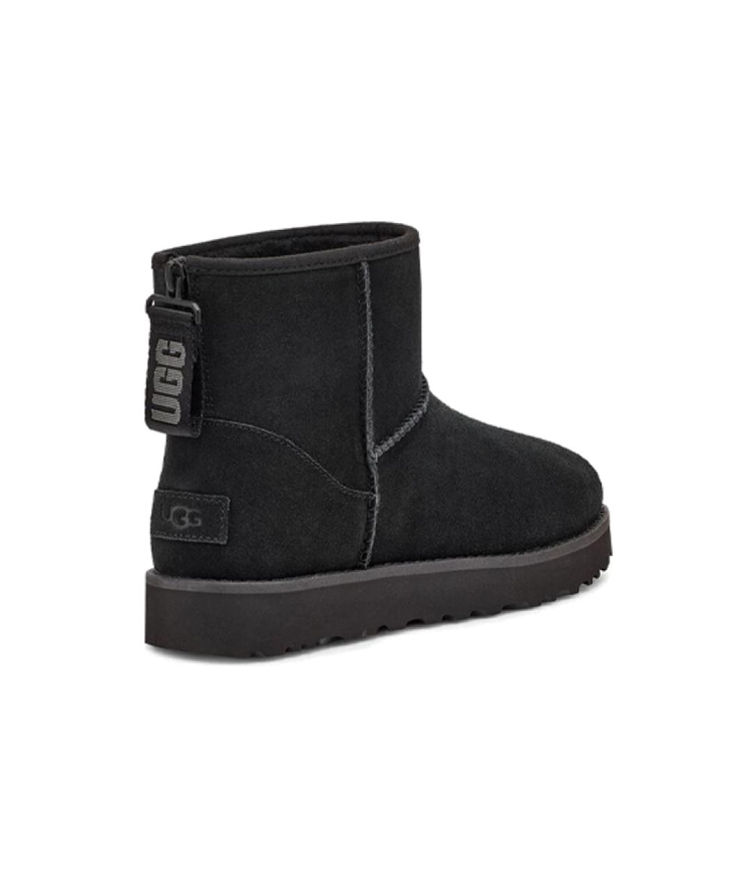 UGG AUSTRALIA Черные замшевые ботинки, фото 5