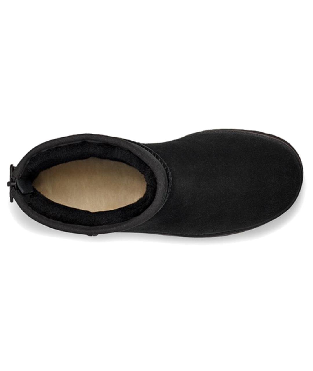 UGG AUSTRALIA Черные замшевые ботинки, фото 4