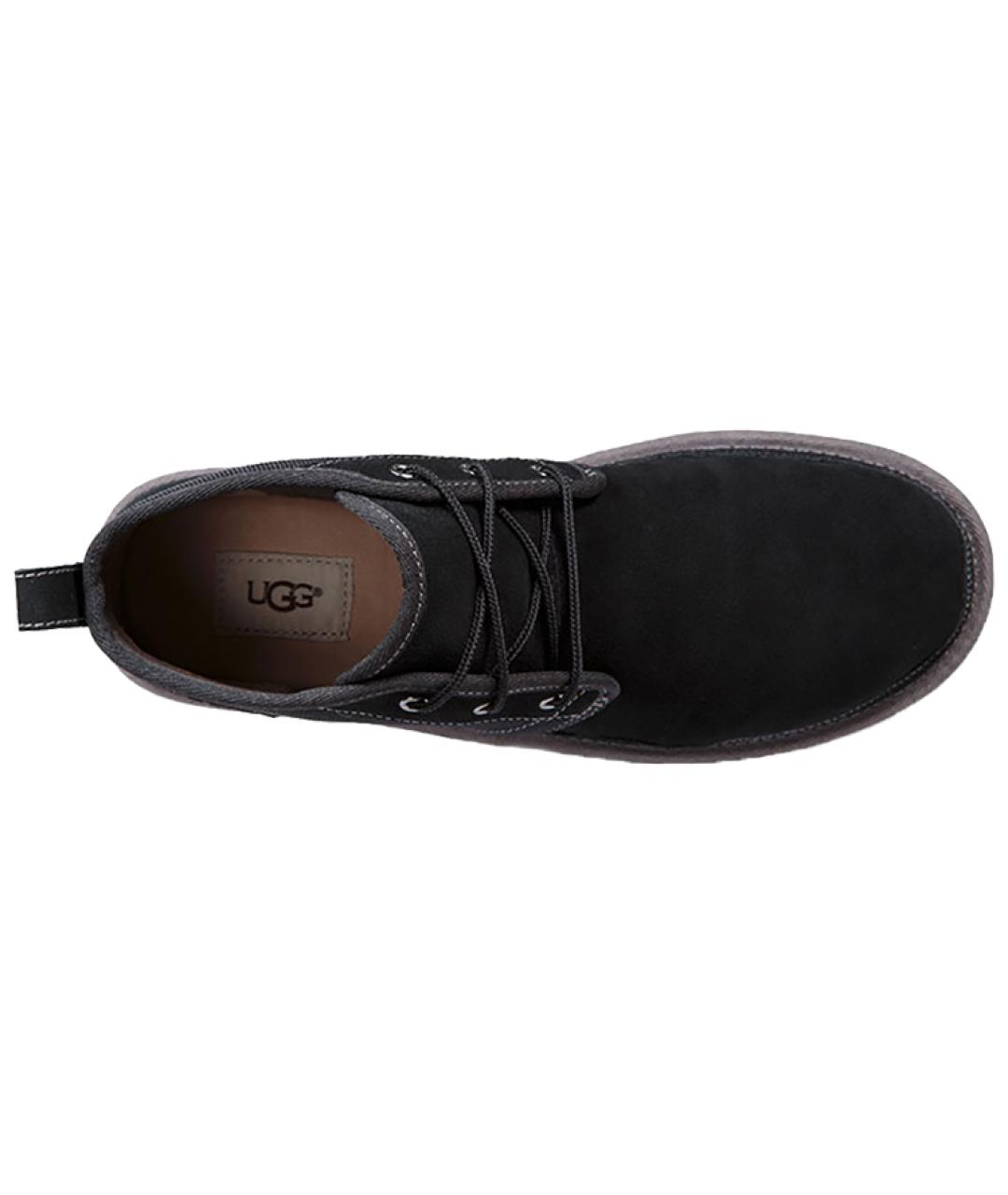 UGG AUSTRALIA Черные замшевые высокие ботинки, фото 4