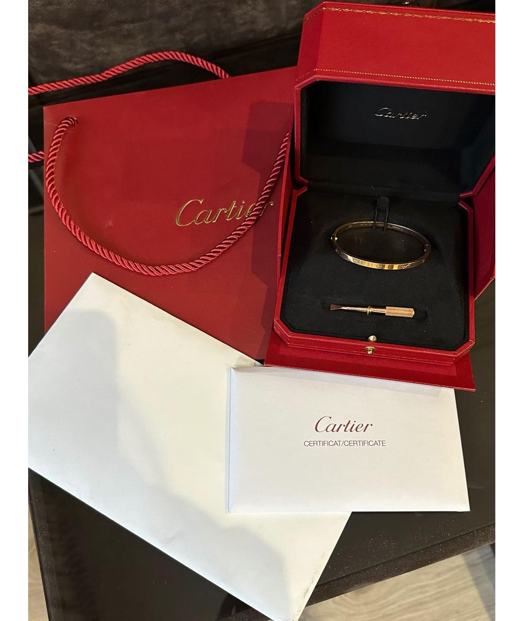 CARTIER Золотой браслет из розового золота, фото 2