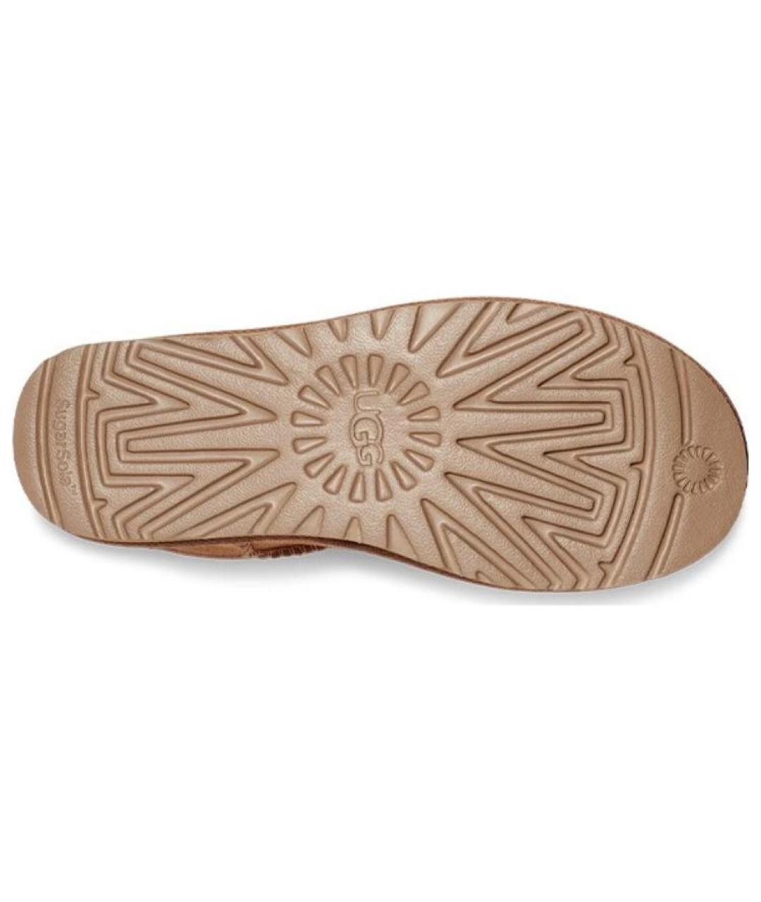 UGG AUSTRALIA Коричневые замшевые ботинки, фото 4