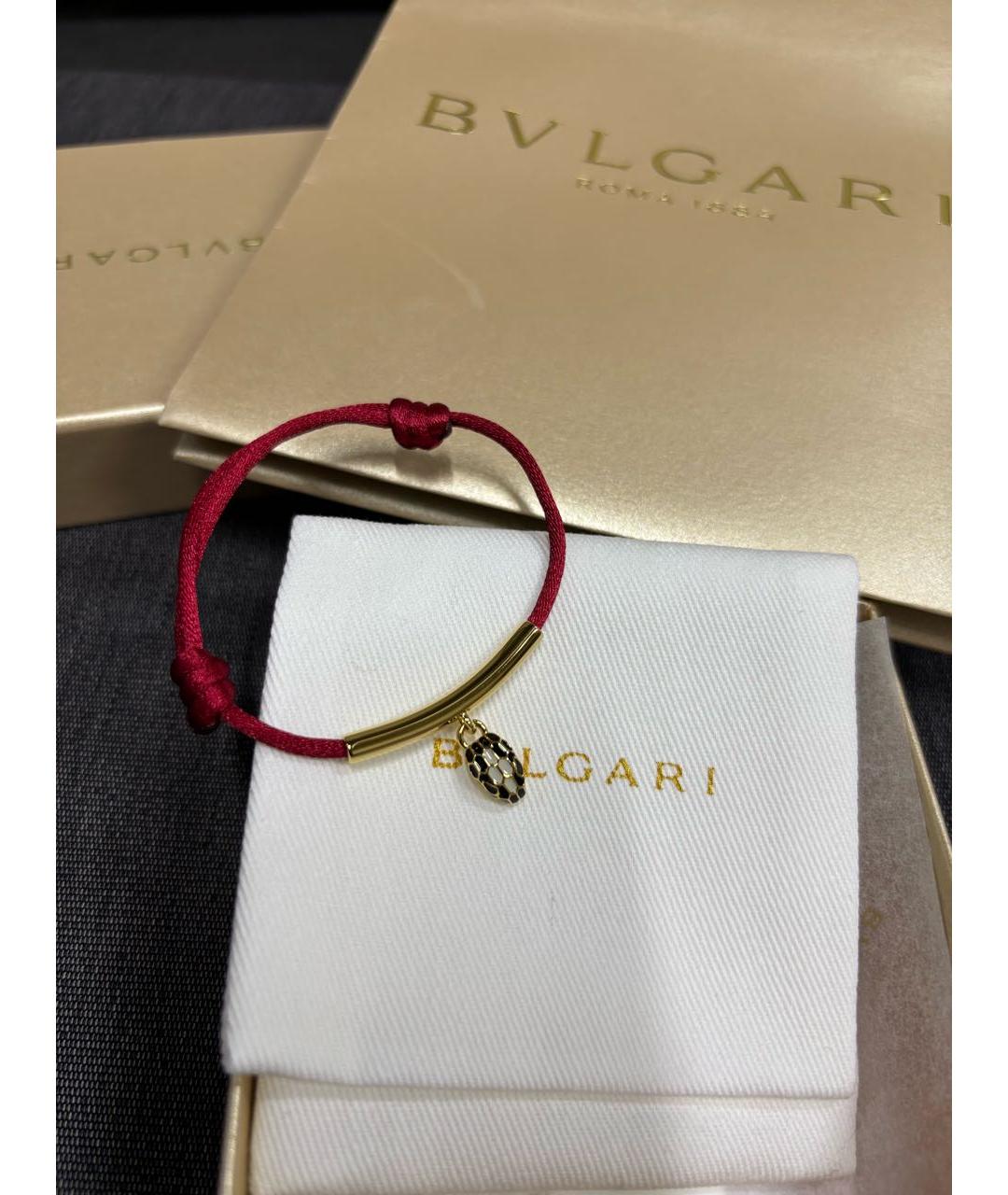 BVLGARI Красный браслет, фото 2
