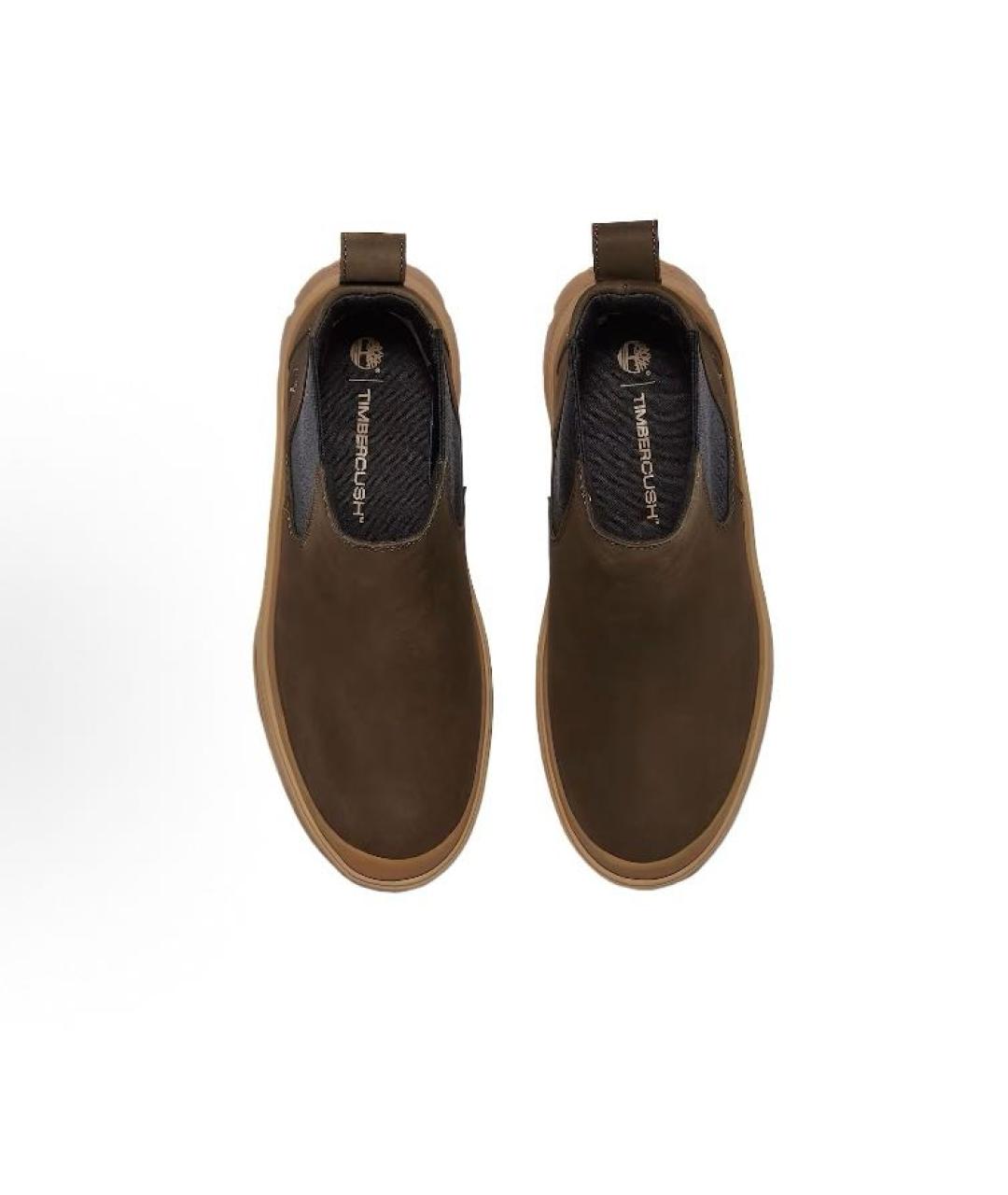 TIMBERLAND Коричневые кожаные ботинки, фото 4