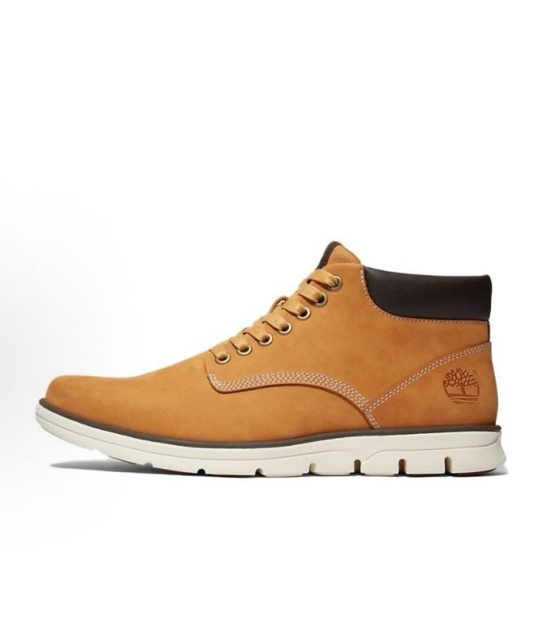 TIMBERLAND Бежевые нубуковые низкие ботинки, фото 2