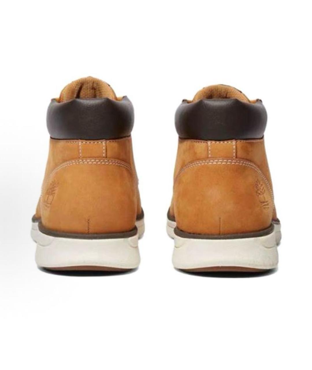 TIMBERLAND Бежевые нубуковые низкие ботинки, фото 4