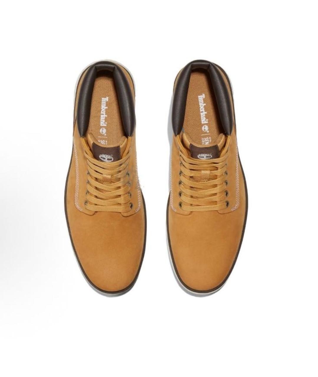 TIMBERLAND Бежевые нубуковые низкие ботинки, фото 5