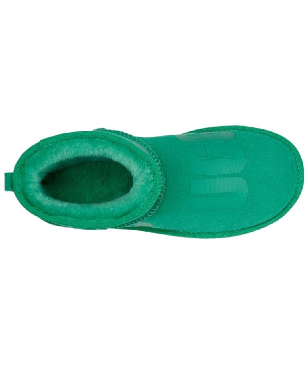 UGG AUSTRALIA Зеленые замшевые ботинки, фото 4