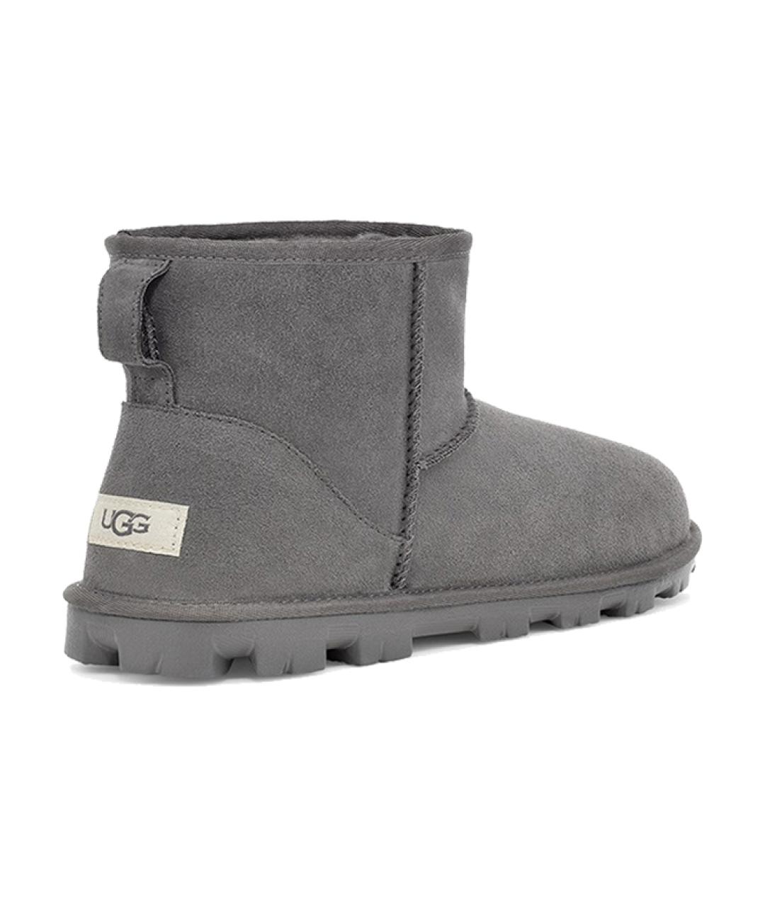 UGG AUSTRALIA Серые замшевые ботинки, фото 4