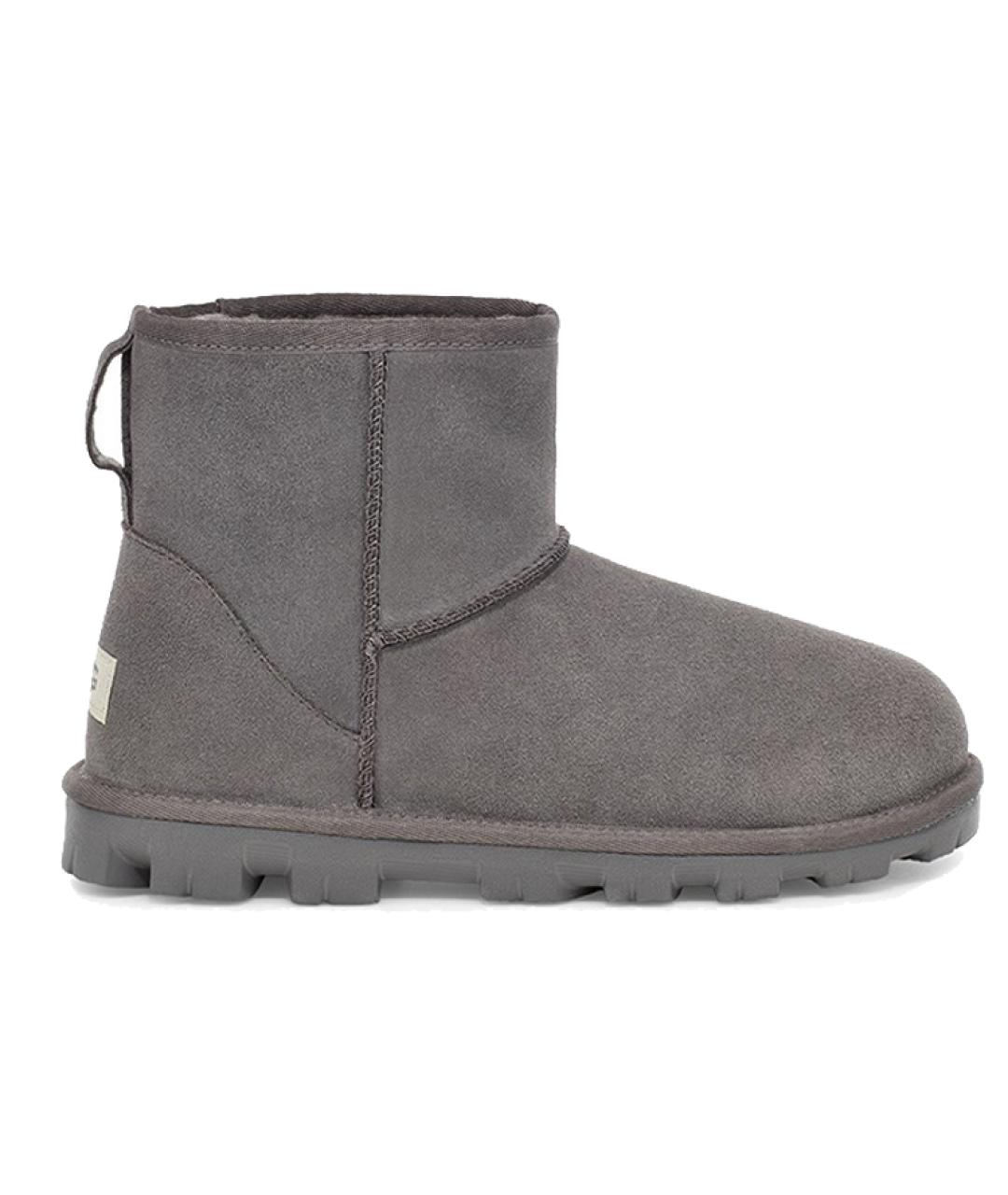 UGG AUSTRALIA Серые замшевые ботинки, фото 1