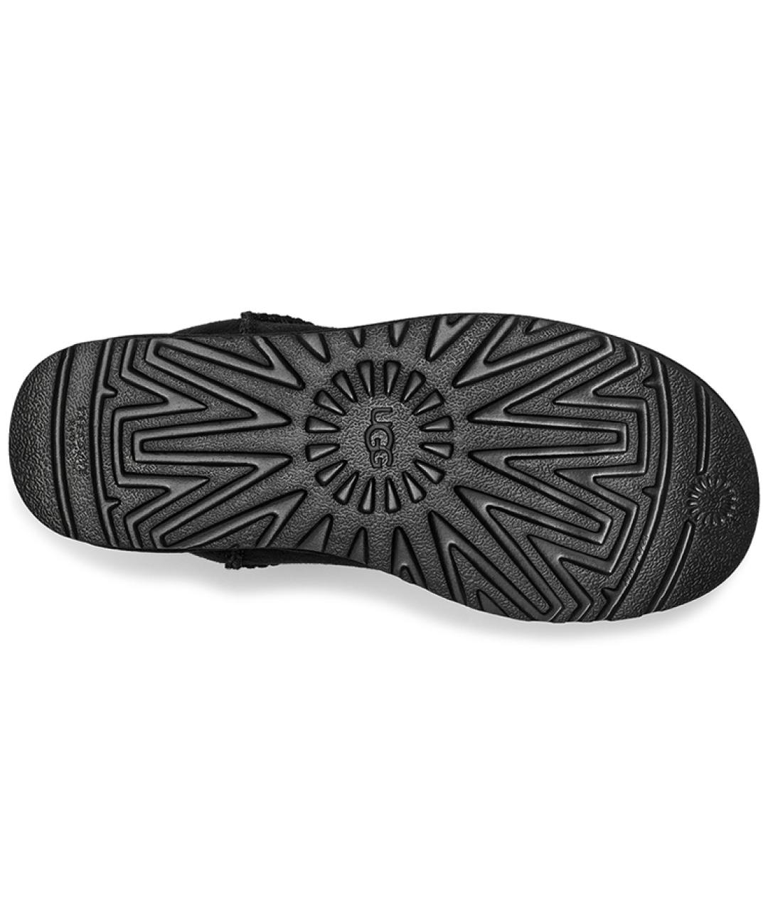 UGG AUSTRALIA Черные замшевые ботинки, фото 6