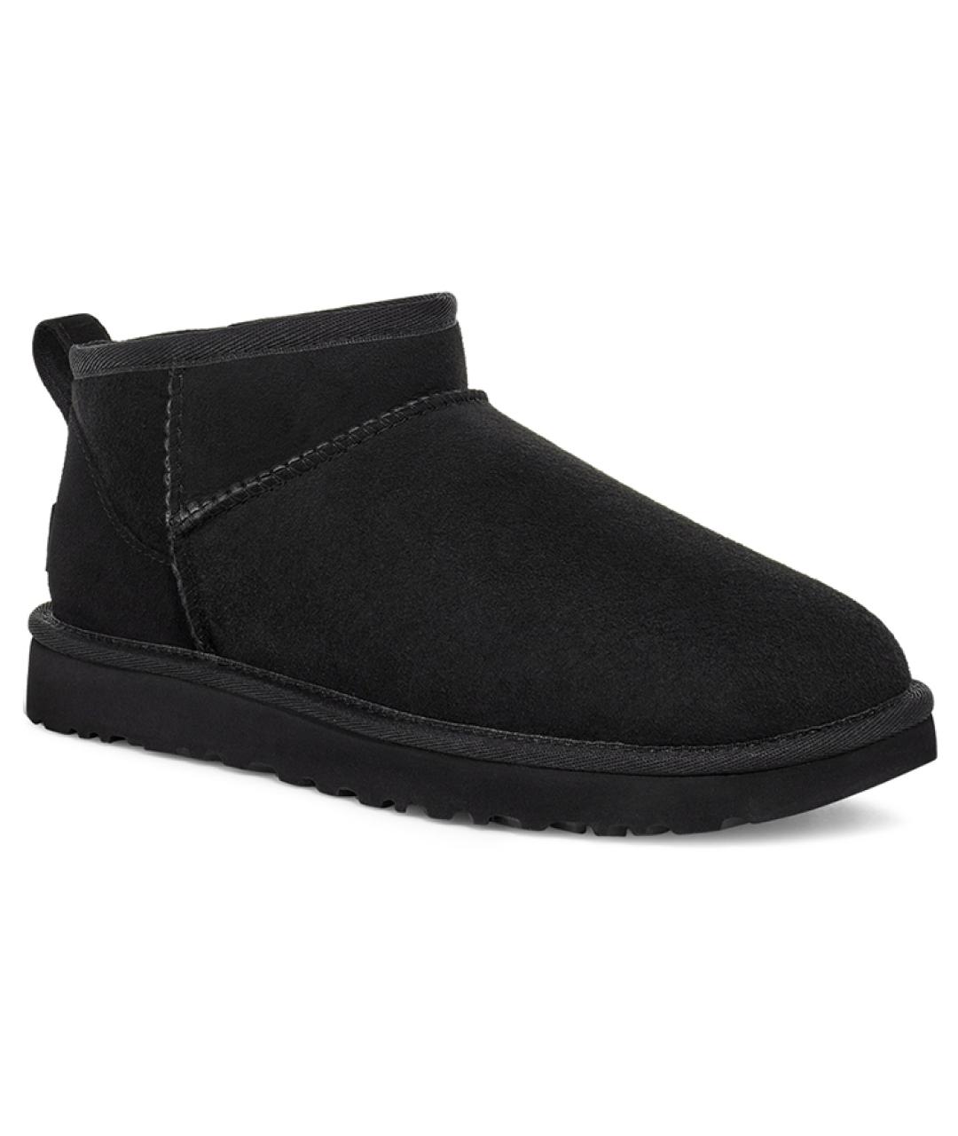 UGG AUSTRALIA Черные замшевые ботинки, фото 4