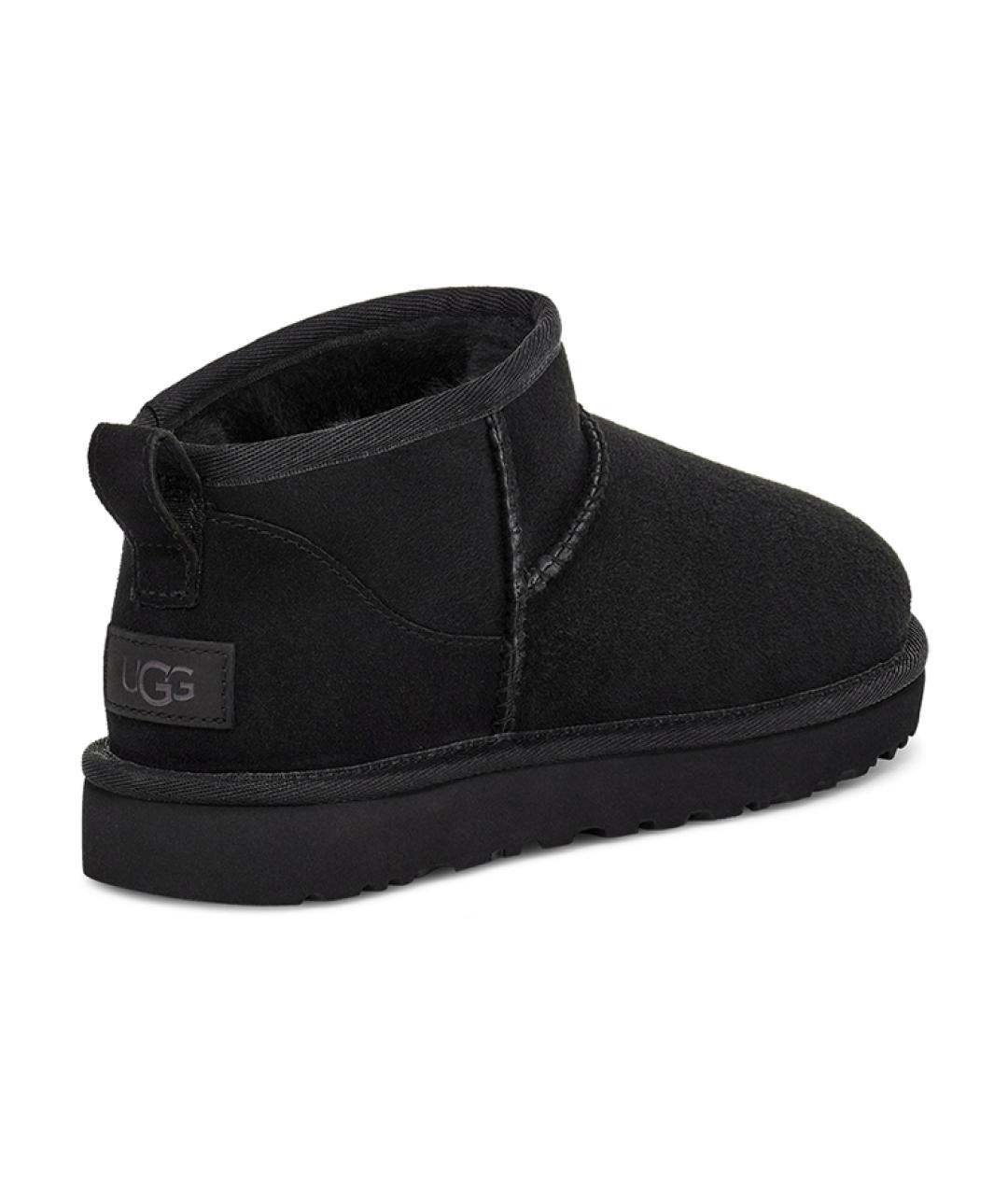 UGG AUSTRALIA Черные замшевые ботинки, фото 3