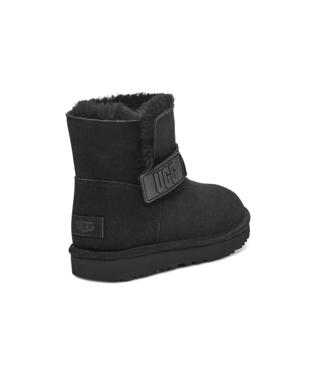 UGG AUSTRALIA Черные замшевые ботинки, фото 4