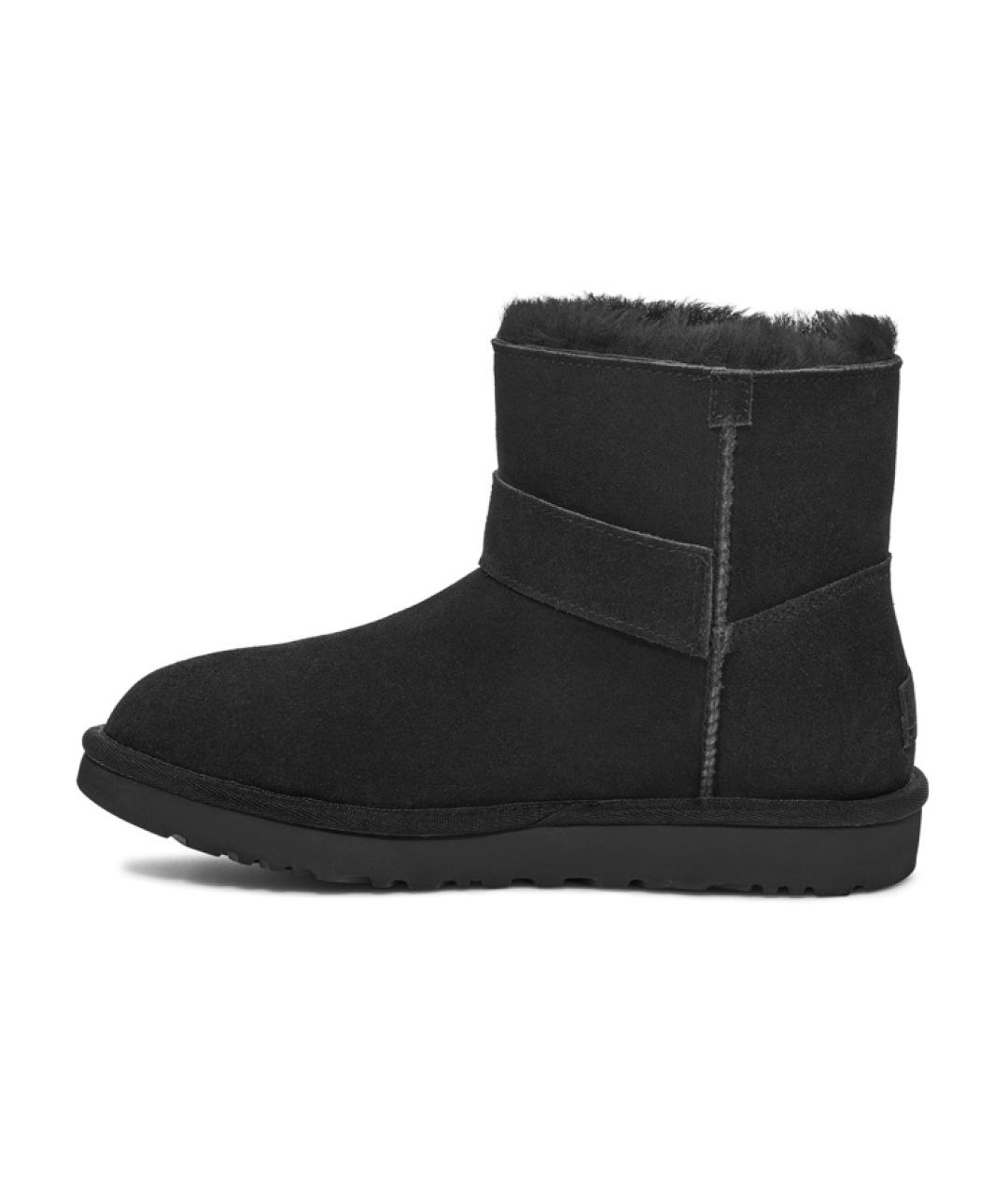 UGG AUSTRALIA Черные замшевые ботинки, фото 2