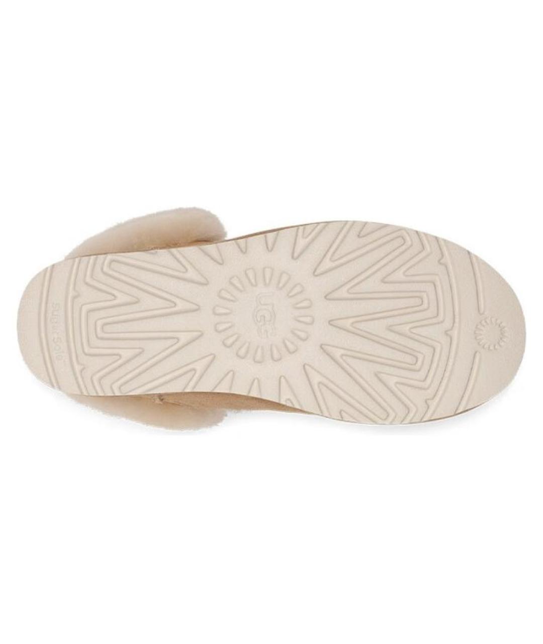 UGG AUSTRALIA Бежевые замшевые ботинки, фото 6