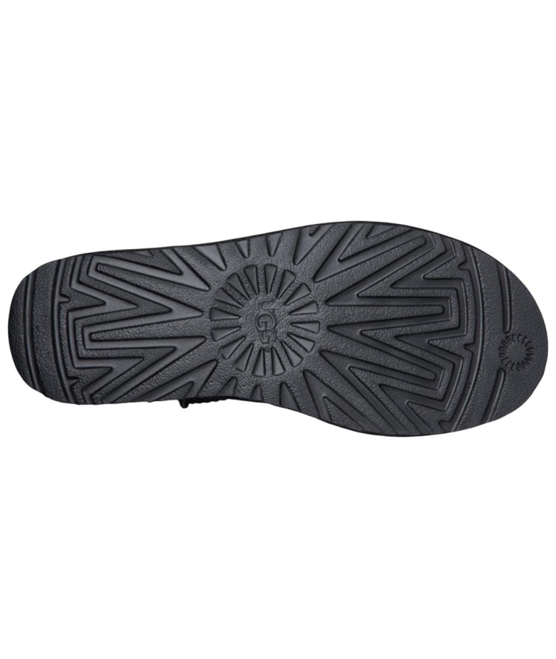 UGG AUSTRALIA Черные замшевые ботинки, фото 5