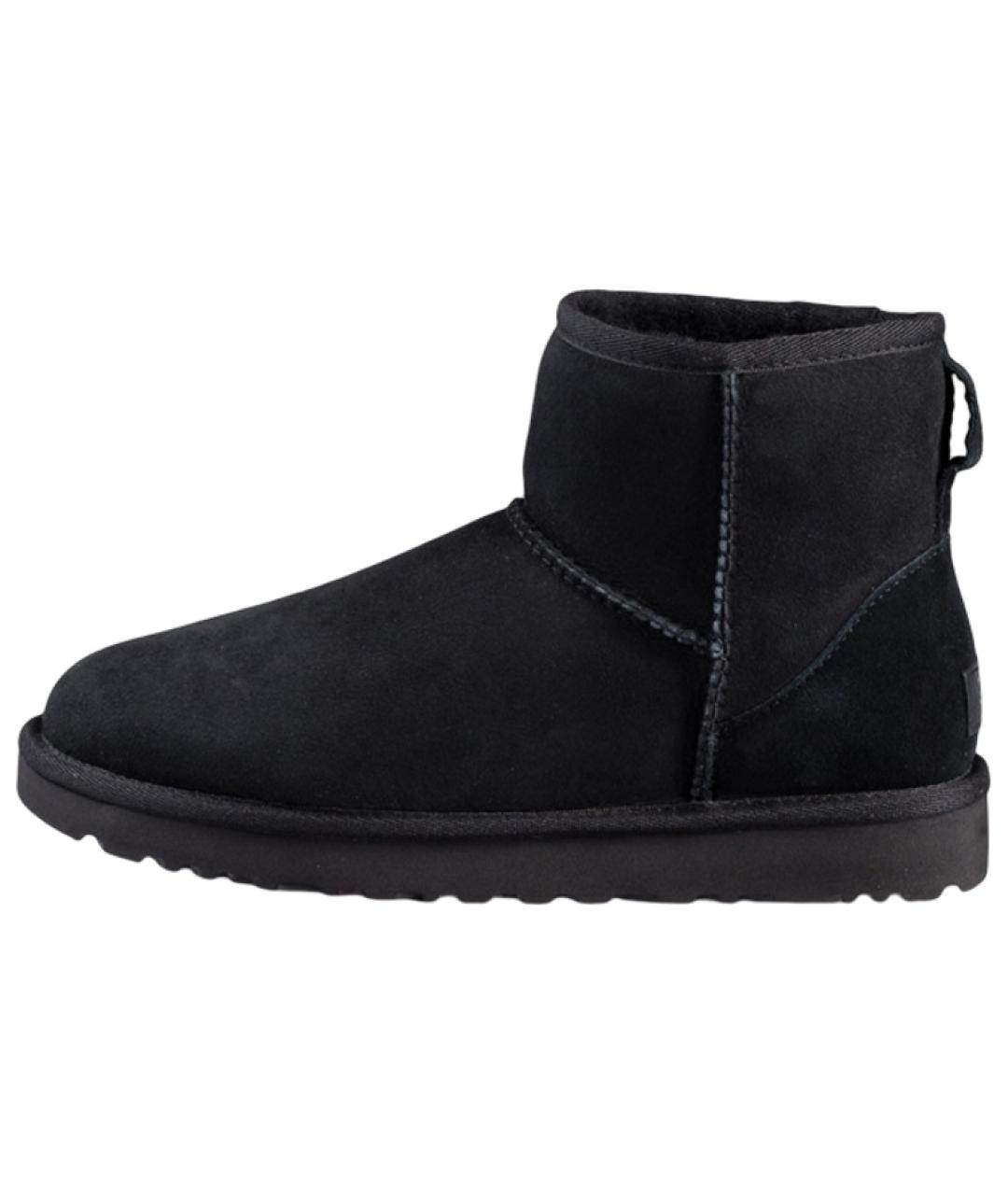 UGG AUSTRALIA Черные замшевые ботинки, фото 2