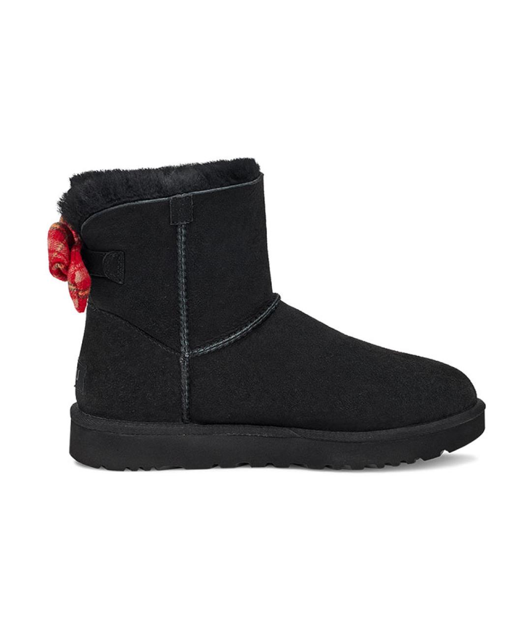 UGG AUSTRALIA Черные замшевые ботинки, фото 1