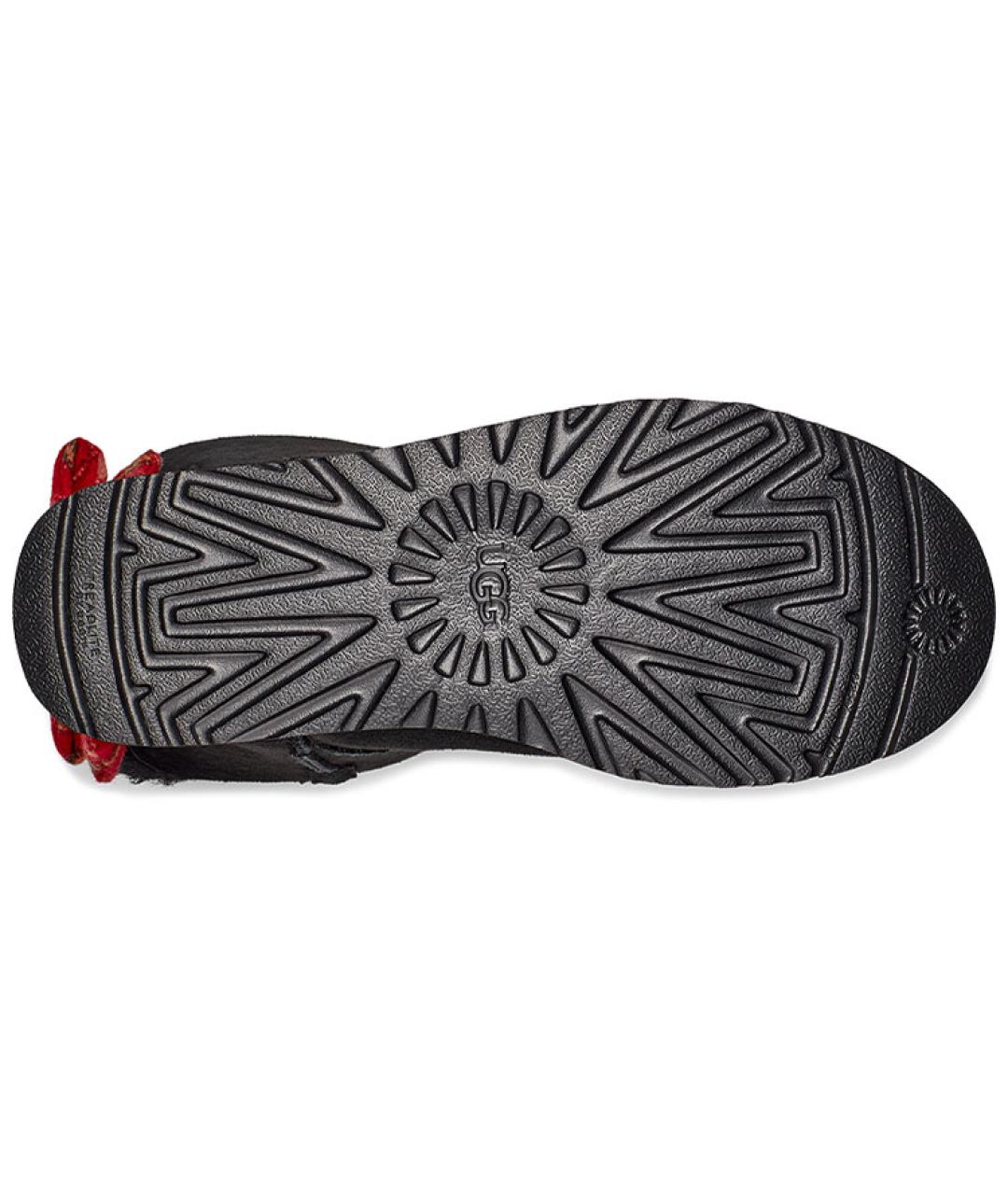 UGG AUSTRALIA Черные замшевые ботинки, фото 6