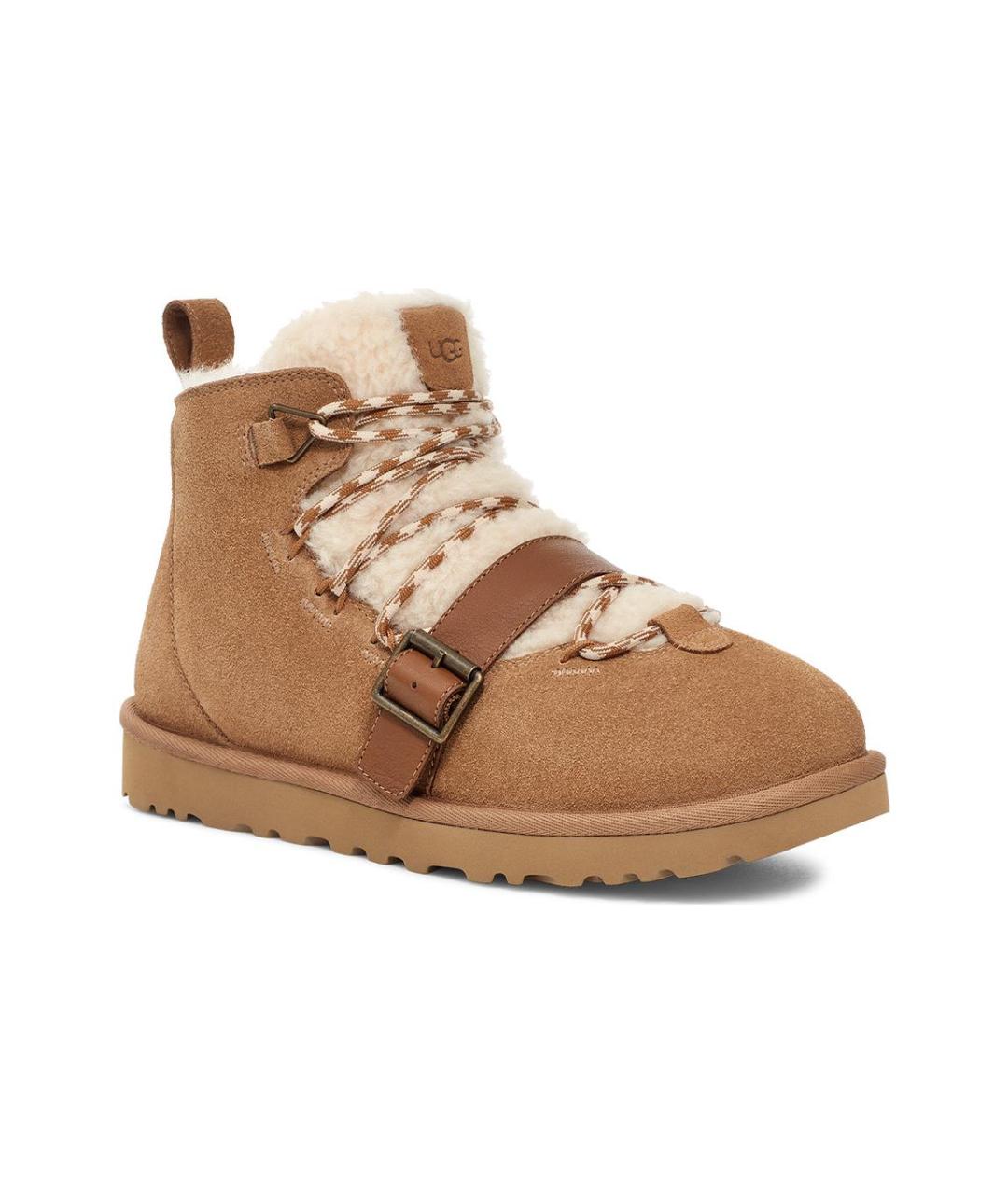 UGG AUSTRALIA Коричневые замшевые ботинки, фото 3