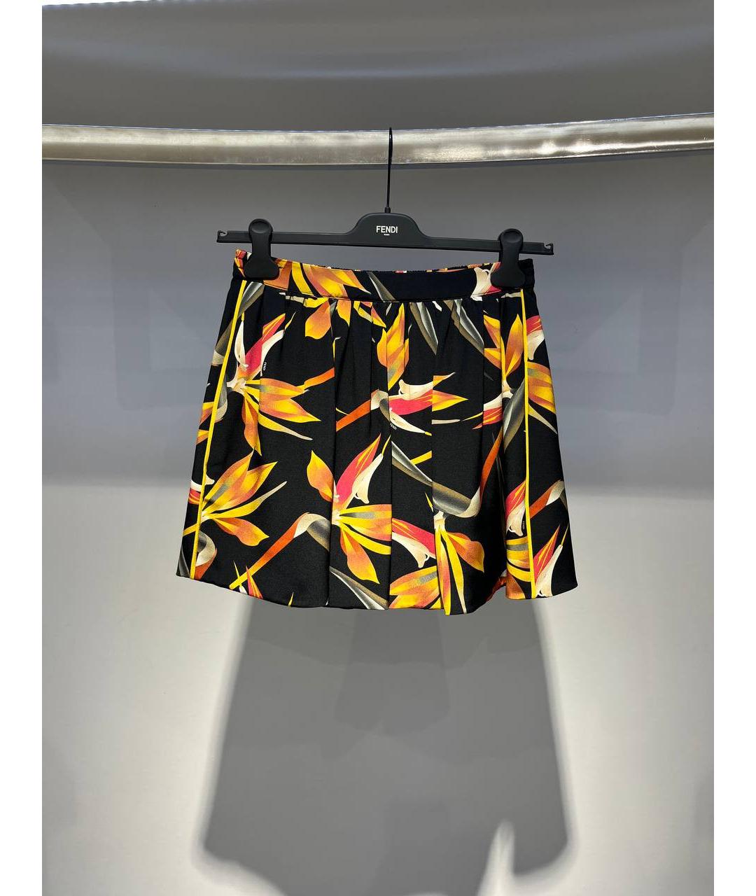 FENDI Мульти шорты, фото 3