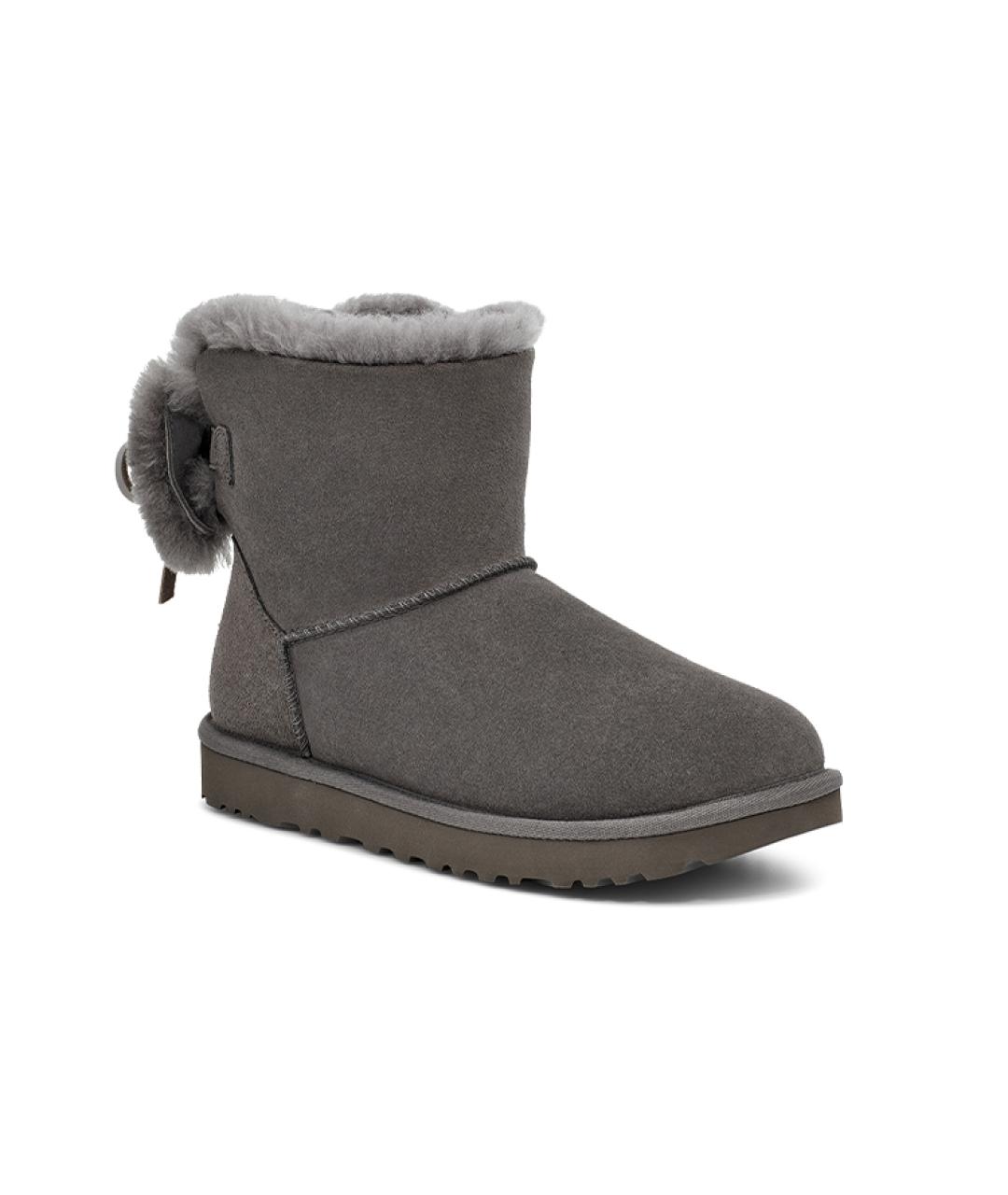 UGG AUSTRALIA Серые замшевые ботинки, фото 3
