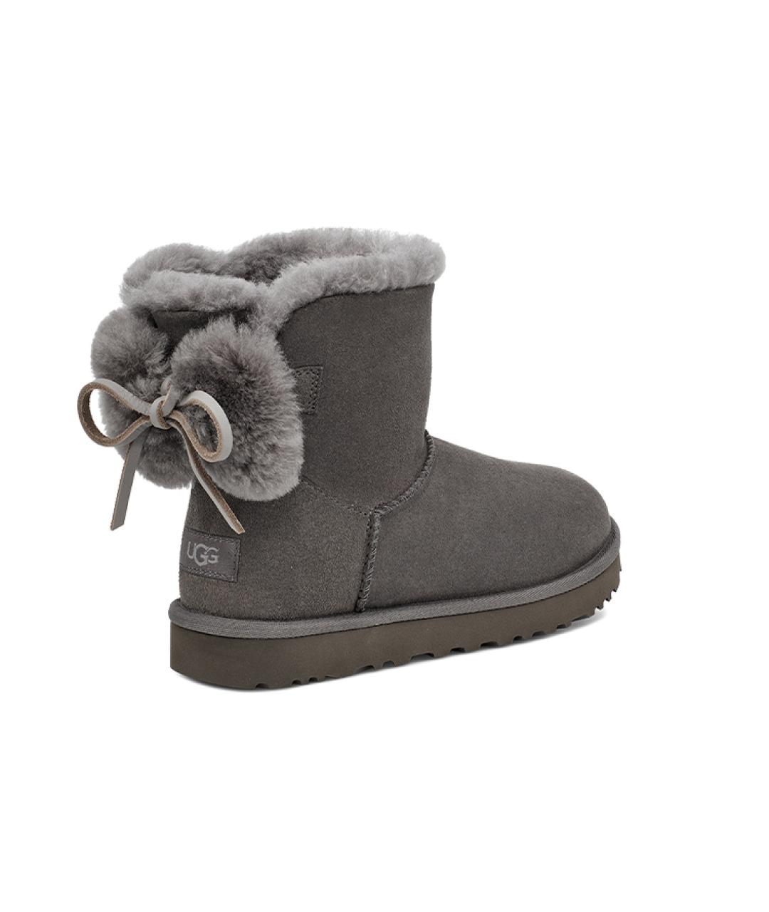 UGG AUSTRALIA Серые замшевые ботинки, фото 4