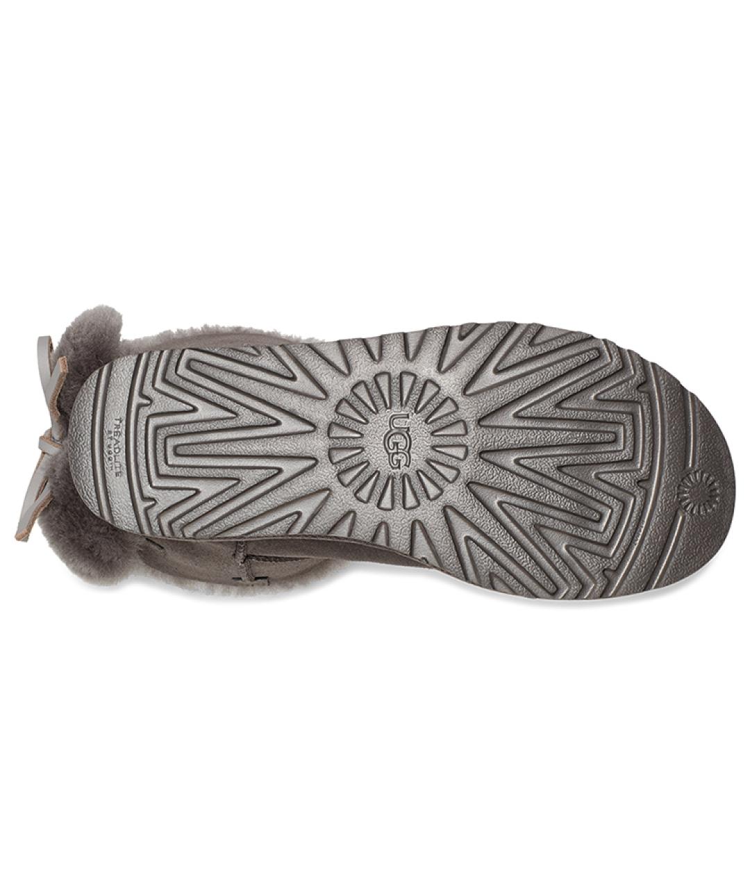 UGG AUSTRALIA Серые замшевые ботинки, фото 6