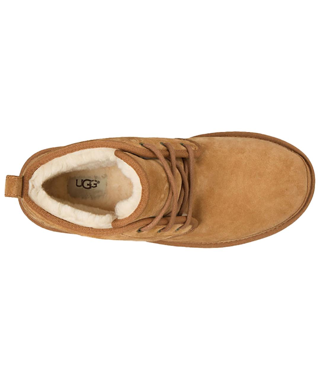 UGG AUSTRALIA Коричневые замшевые высокие ботинки, фото 4