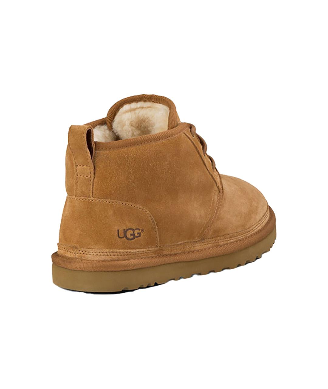 UGG AUSTRALIA Коричневые замшевые высокие ботинки, фото 3
