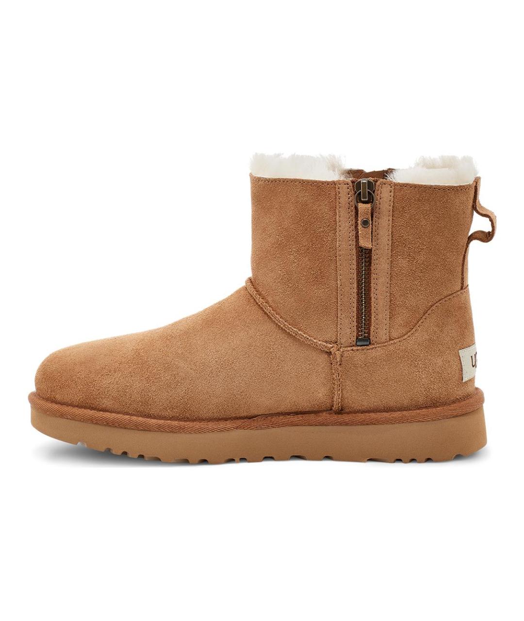 UGG AUSTRALIA Коричневые замшевые ботинки, фото 2